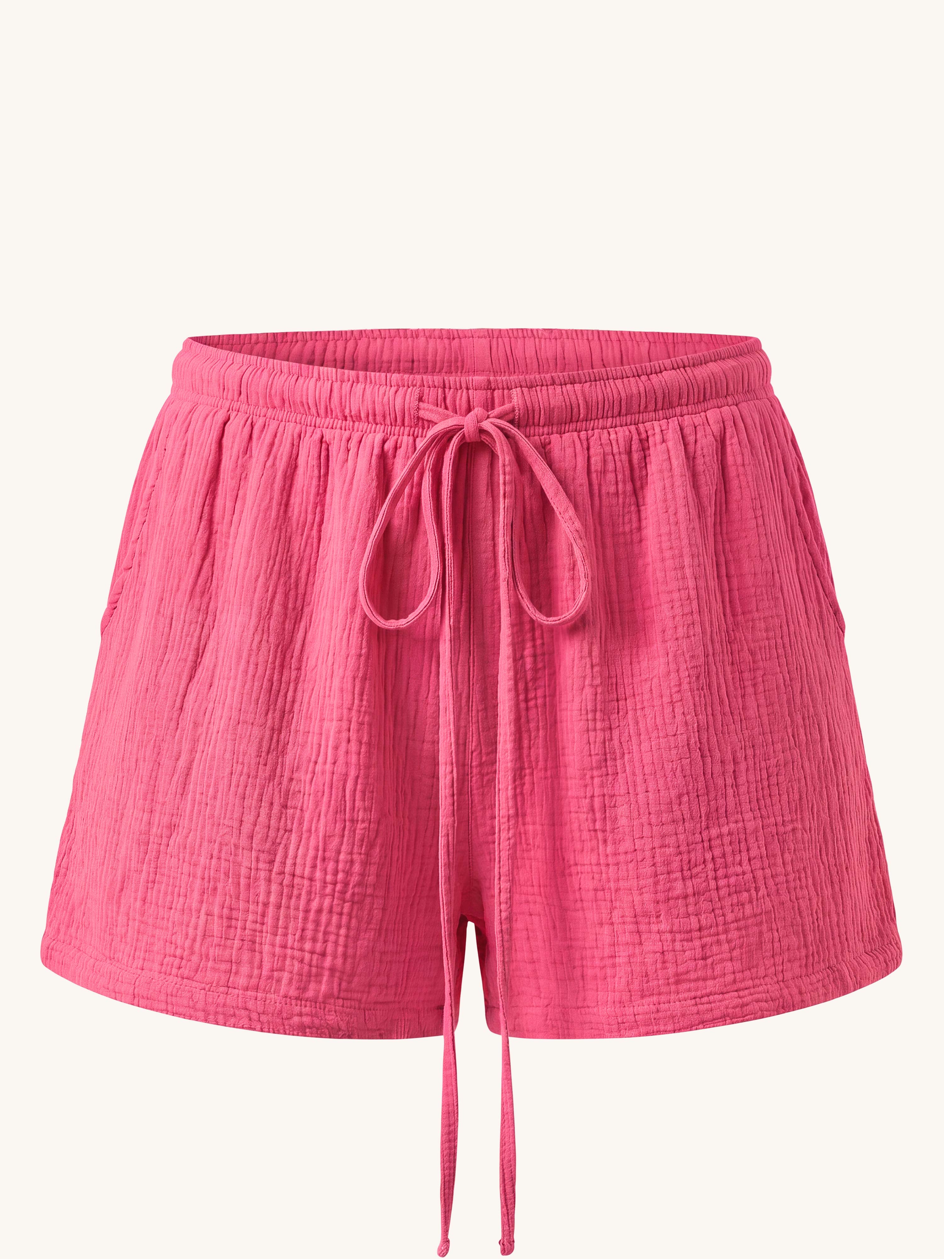 Musselin Bermuda Shorts - SUMMER BREEZE - Pink