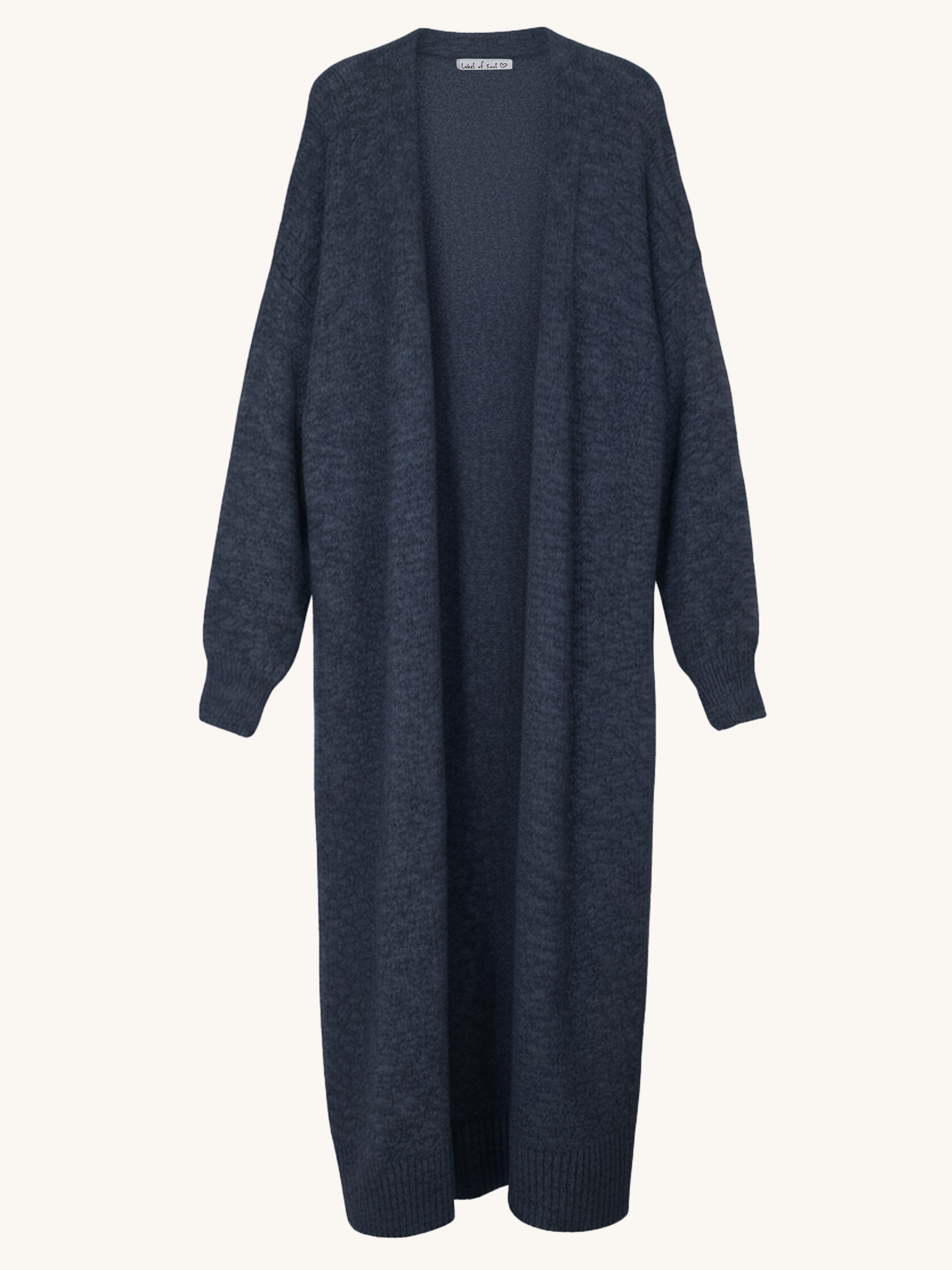 Strickjacke mit Gürtel - Midnight Blue