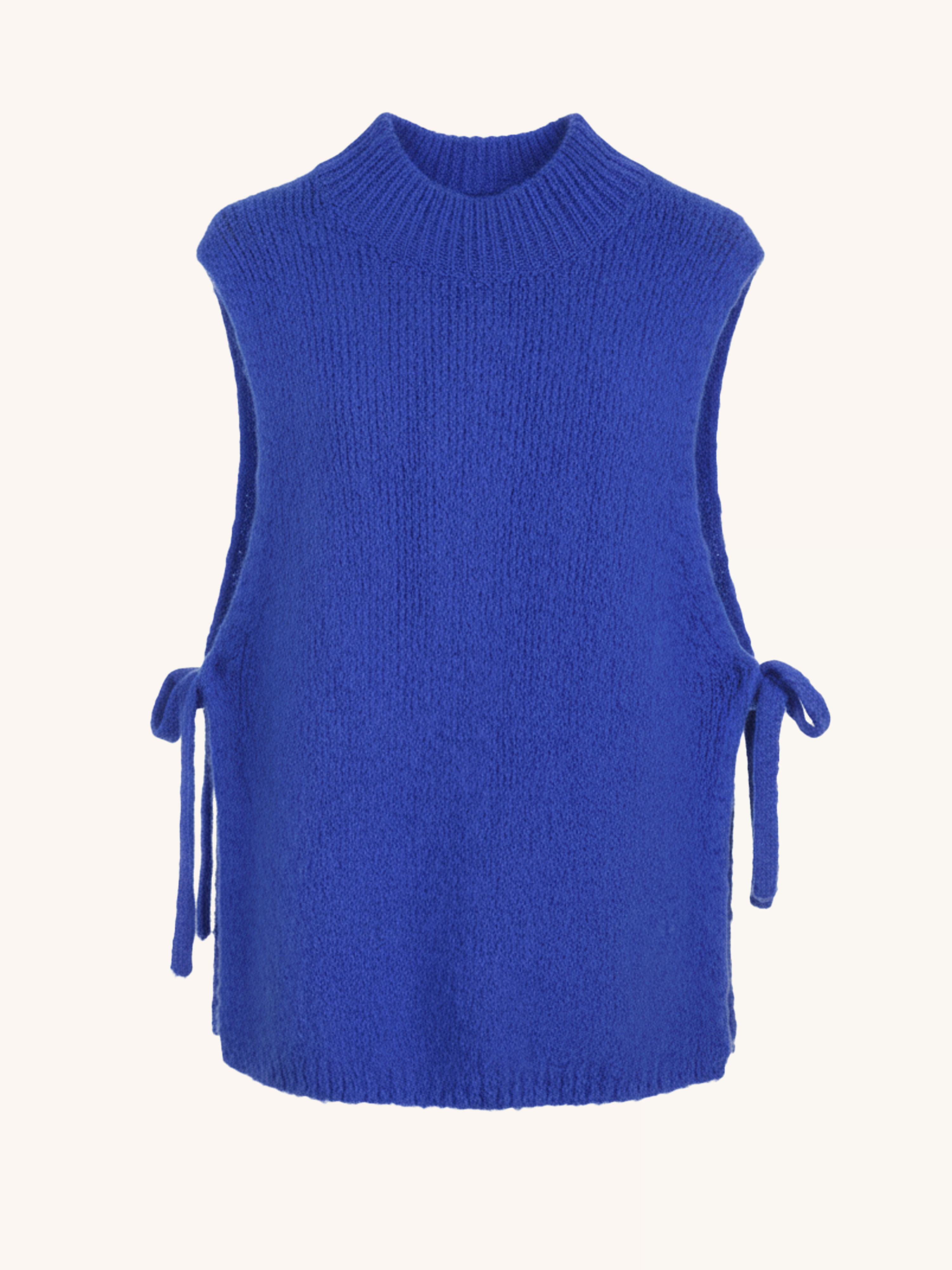 Pullunder mit Baby-Alpakawollanteil - Royalblau Pullunder mit Baby-Alpakawollanteil - Royalblau