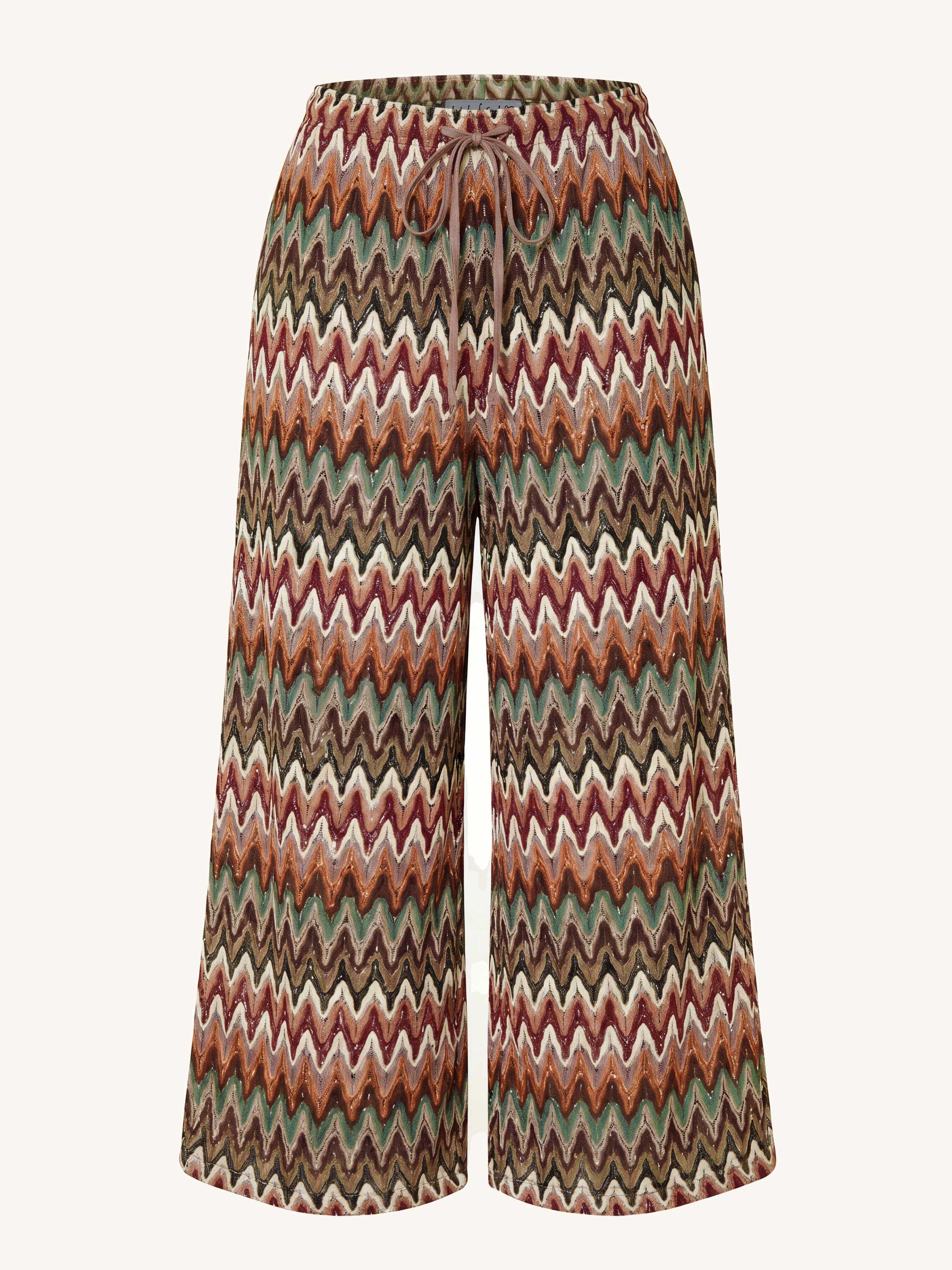 Palazzo Oversize Hose - IBIZA BREEZE - Schoko