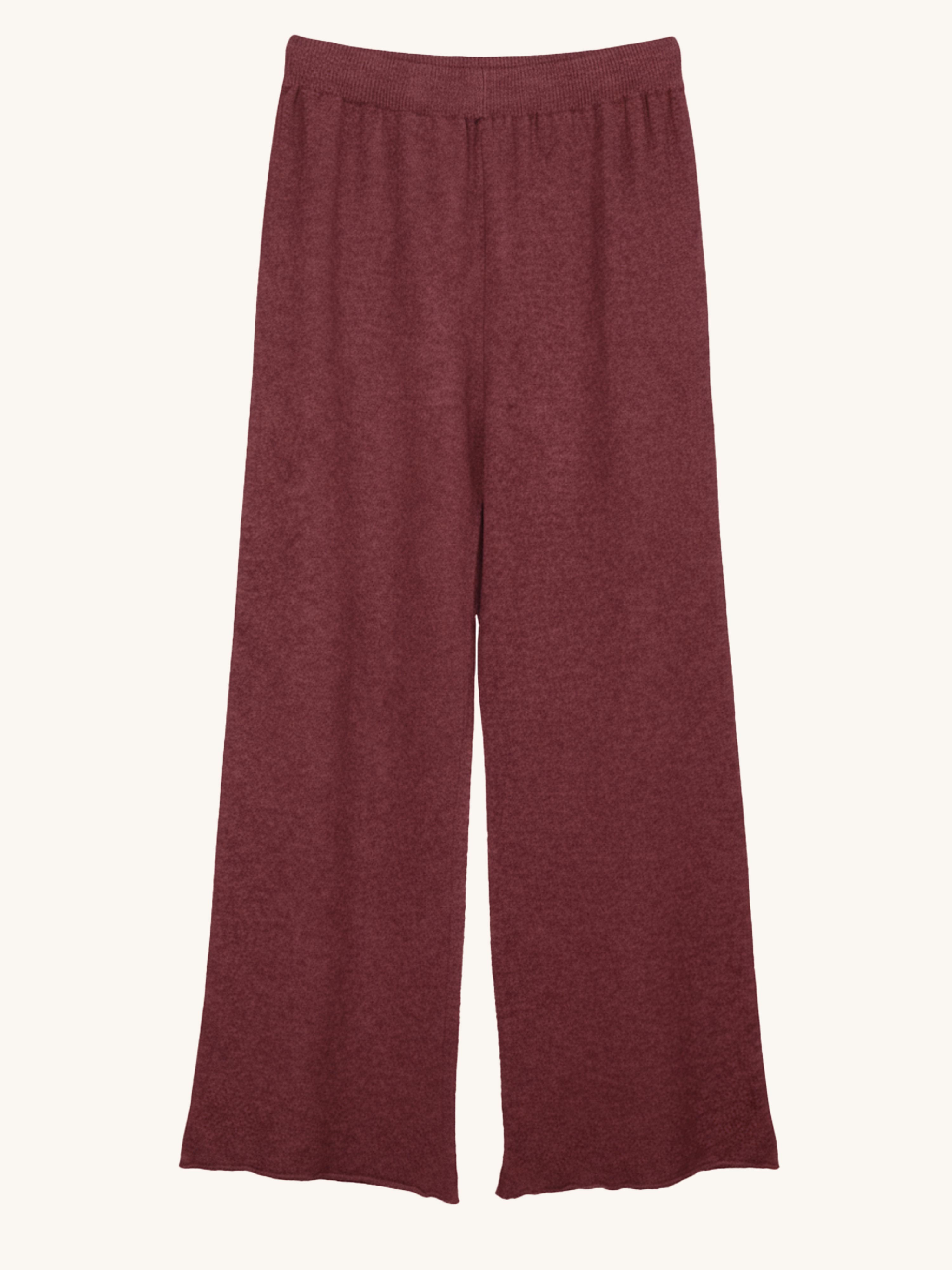 Viskose Strickhose - Burgundy Viskose Strickhose - Burgundy