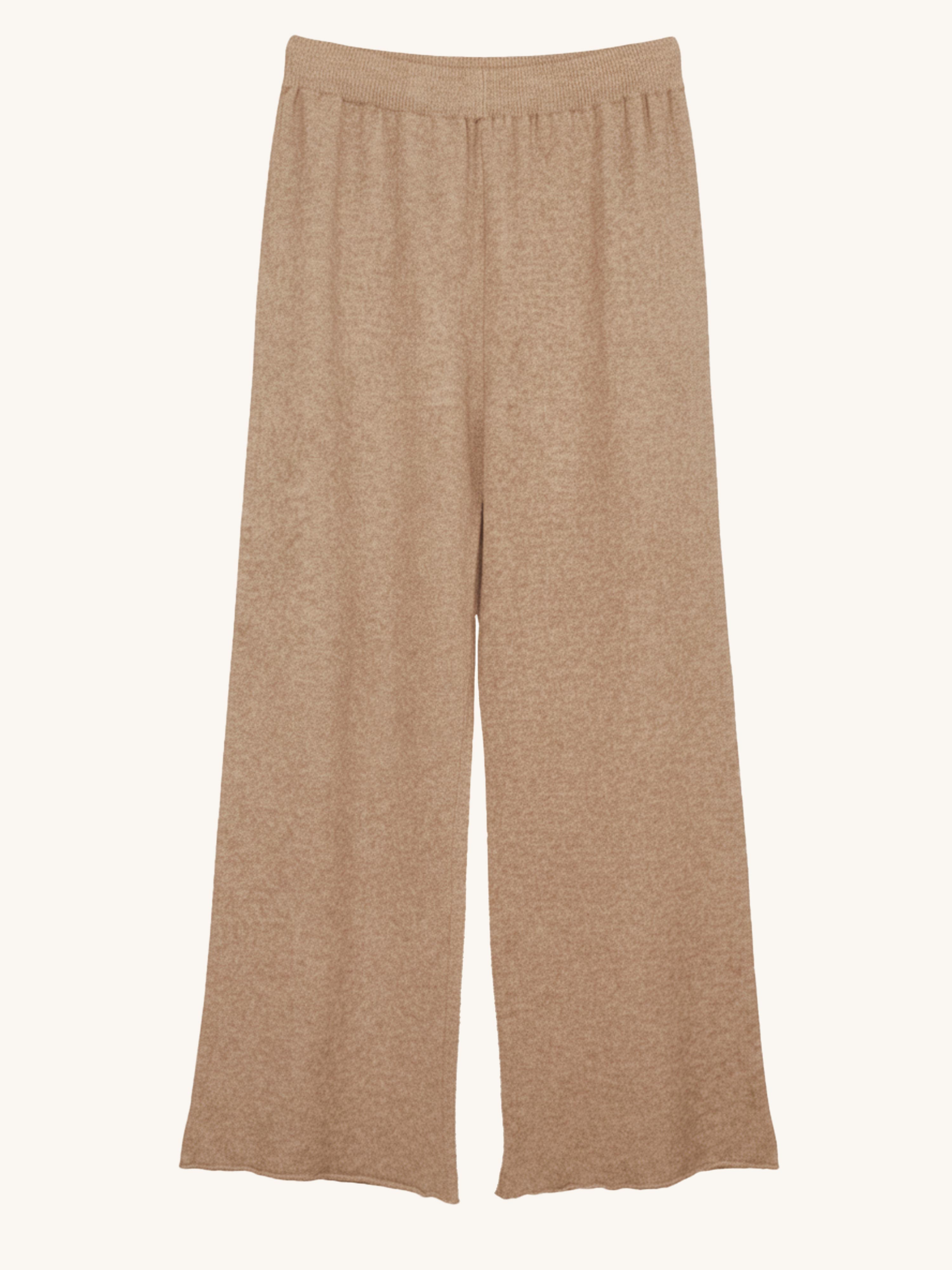 Viskose Strickhose - Camel Viskose Strickhose - Camel
