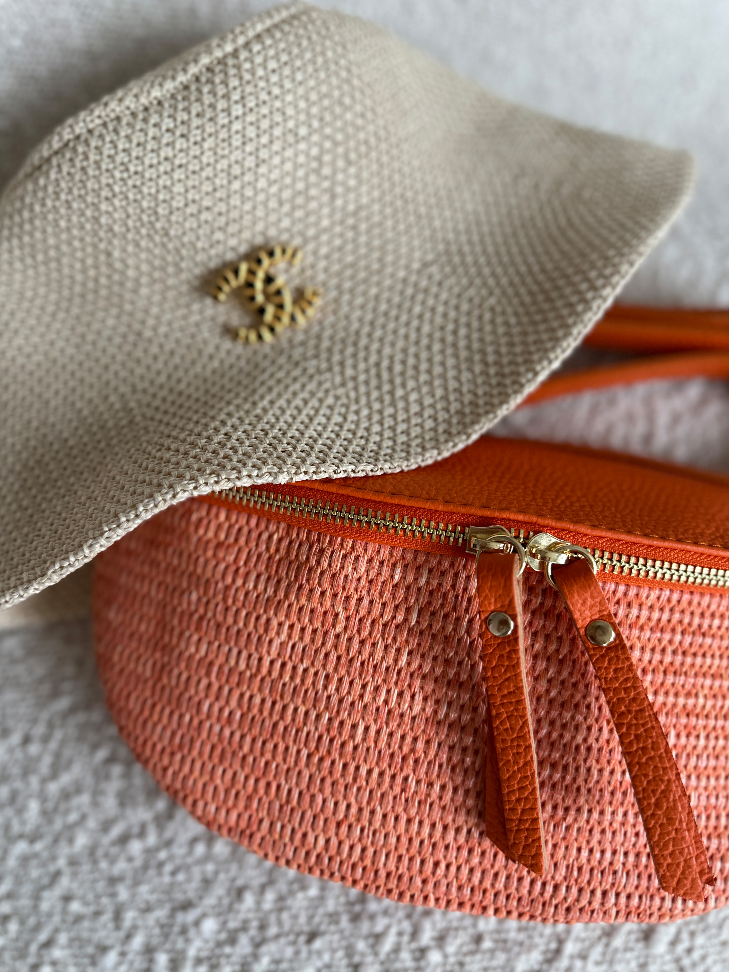 9478-Orange-3 Summer Bumbag - Orange
