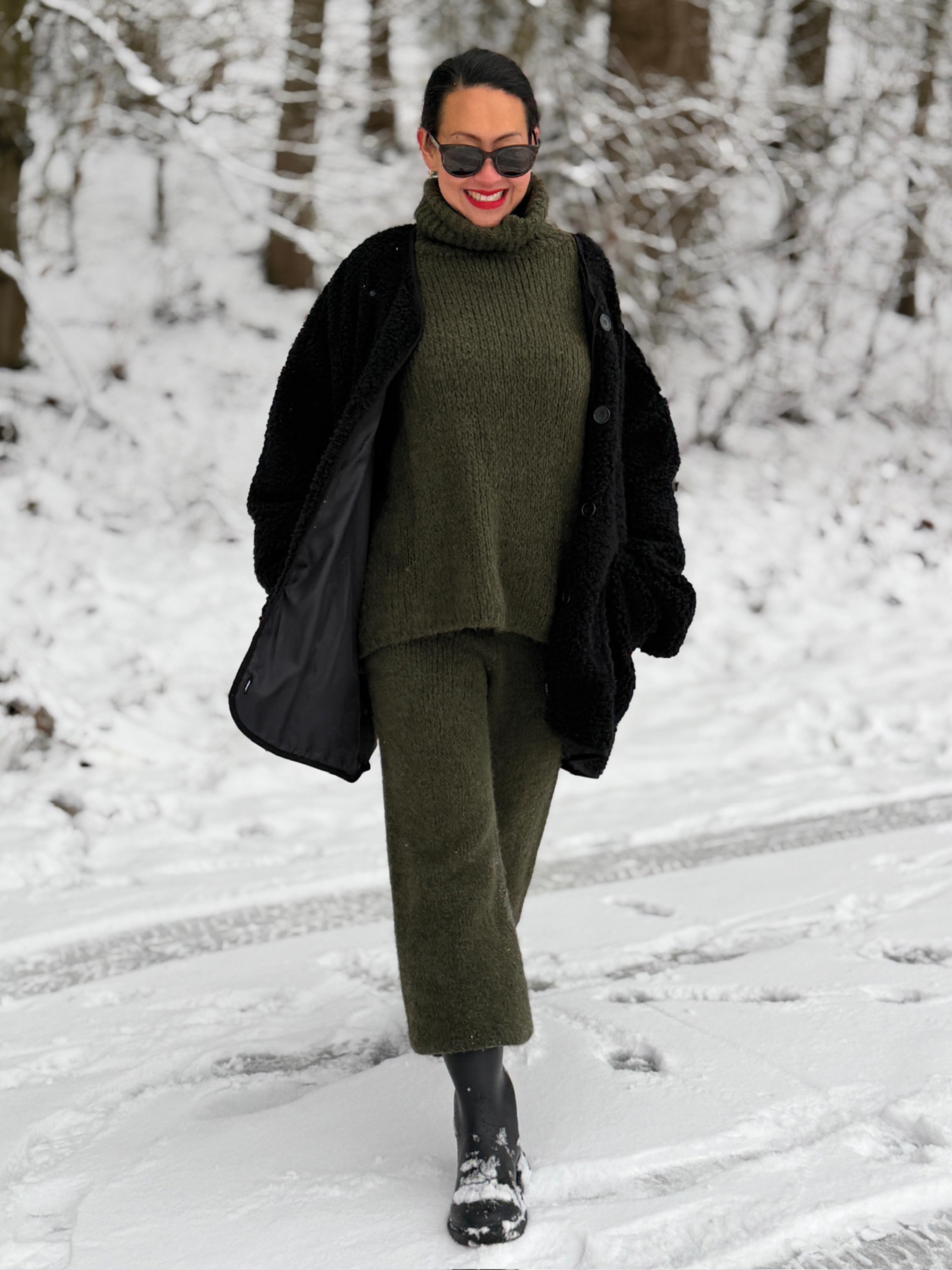 Strickhose - FLAUSCHI - Olive