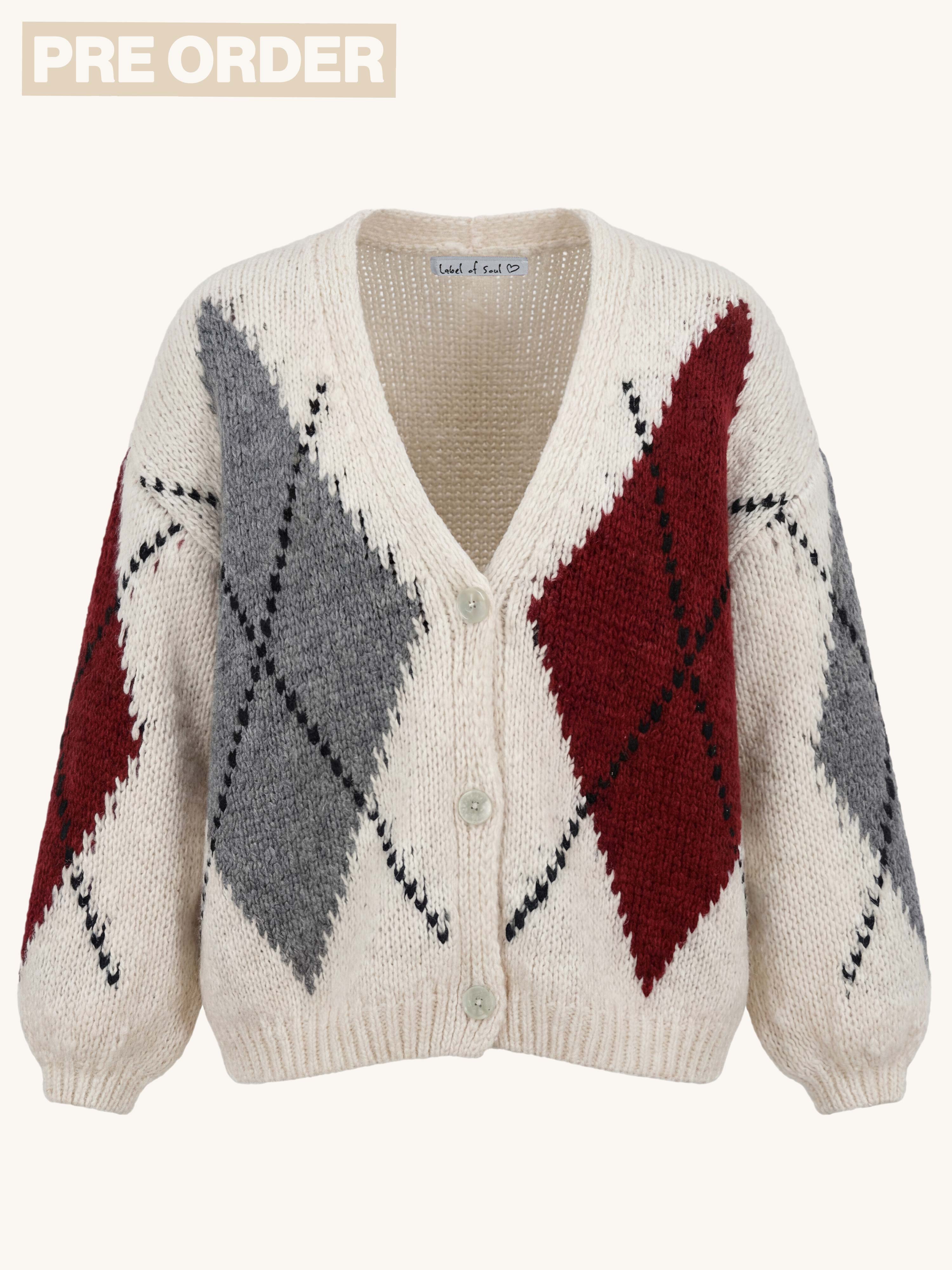 PRE-ORDER: FLAUSCHI Cardigan - HERITAGE - Creme