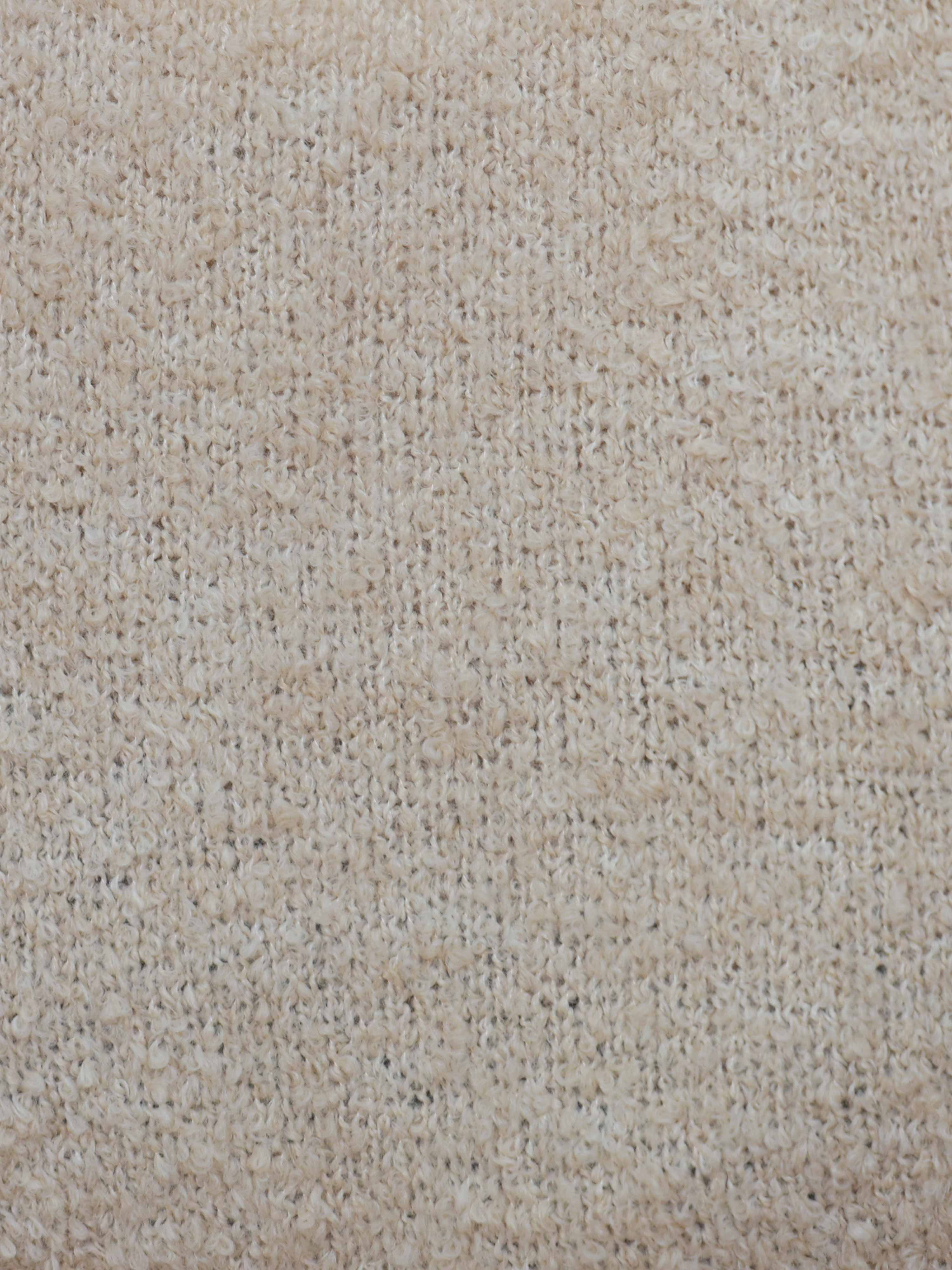 Bouclé Strick Beutel Tasche - Creme Bouclé Strick Beutel Tasche - Creme