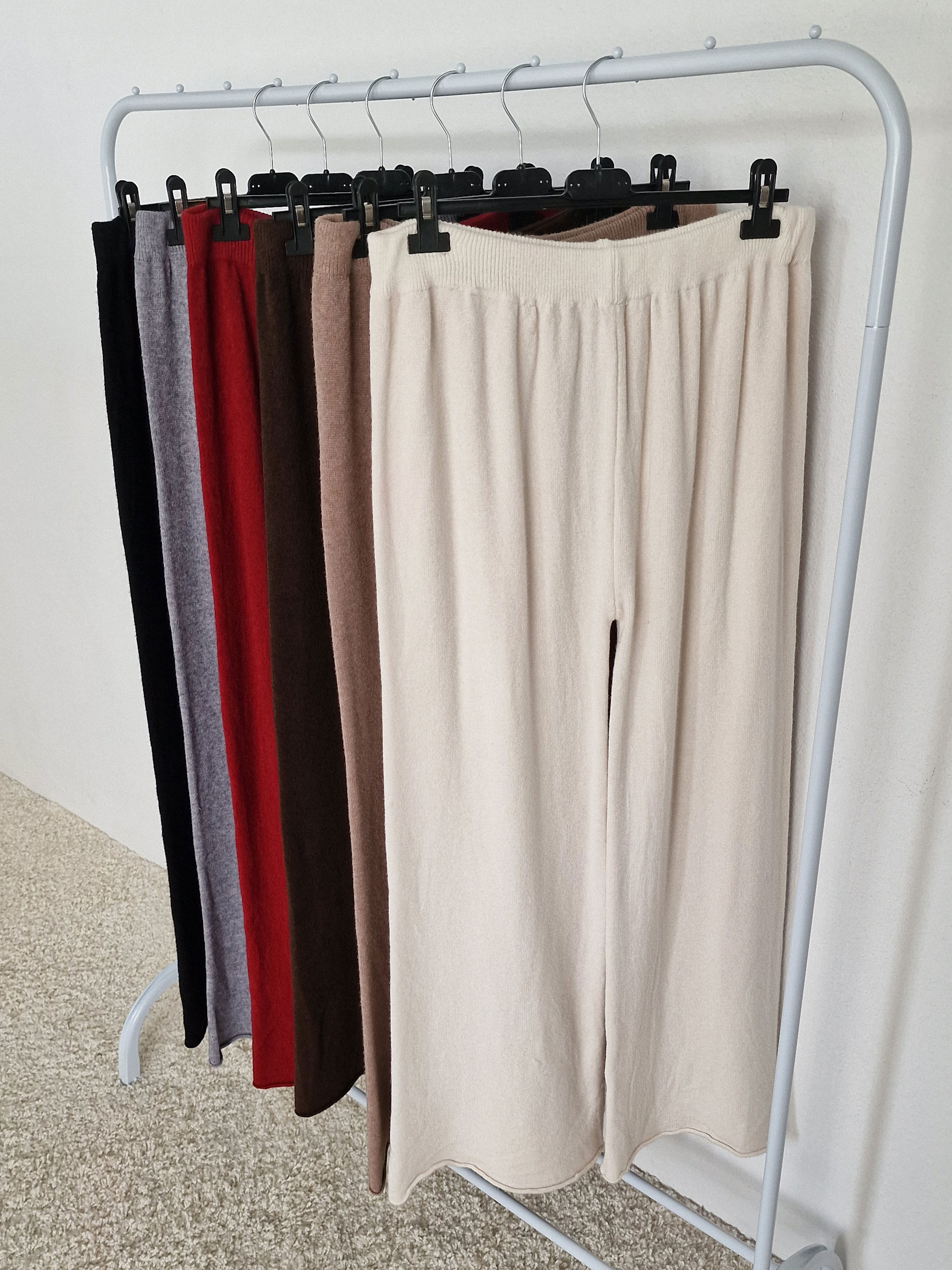 Viskose Strickhose - Creme Viskose Strickhose - Creme