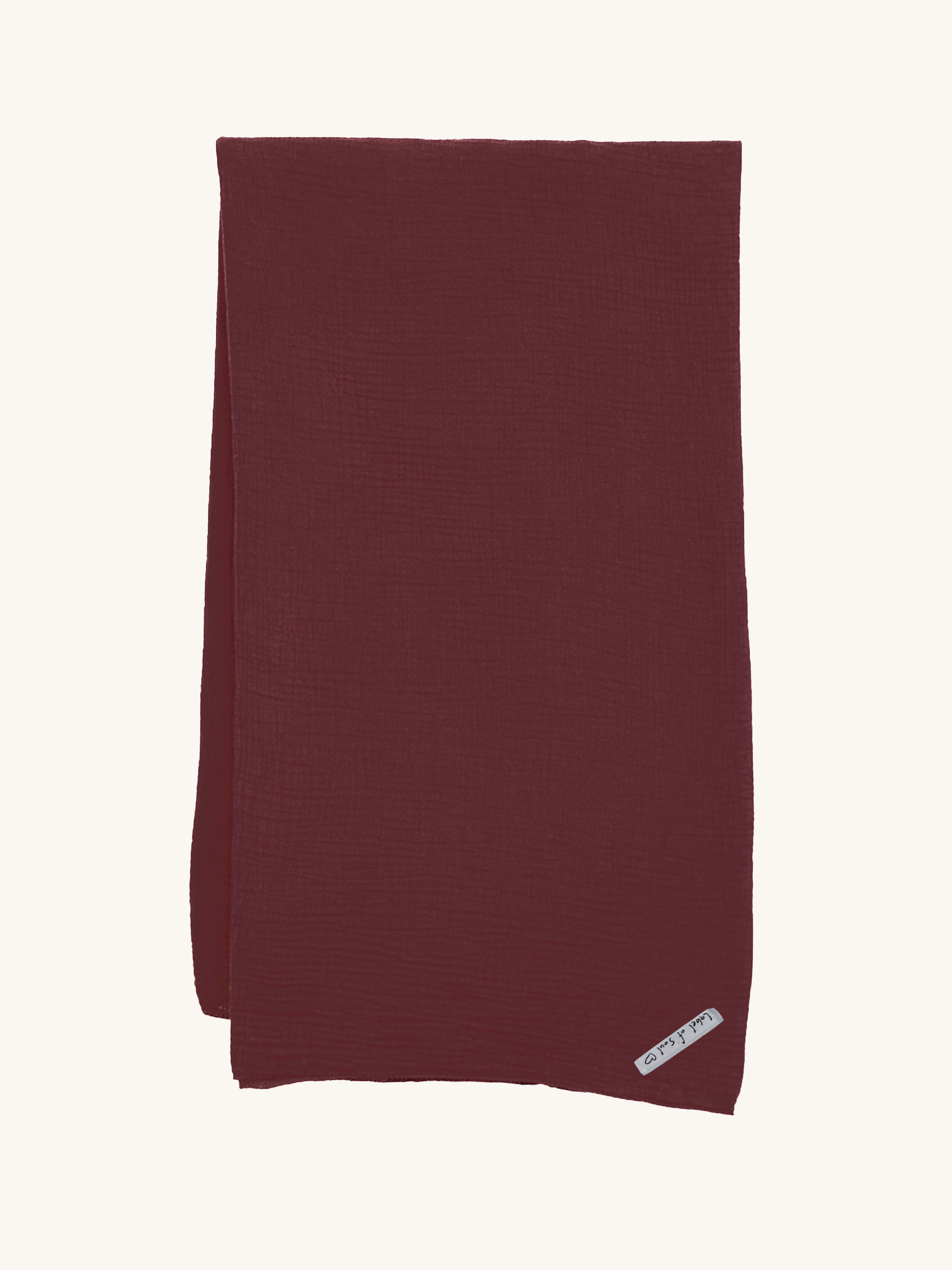 Musselin Maxi Schal - Burgundy Musselin Maxi Schal - Burgundy