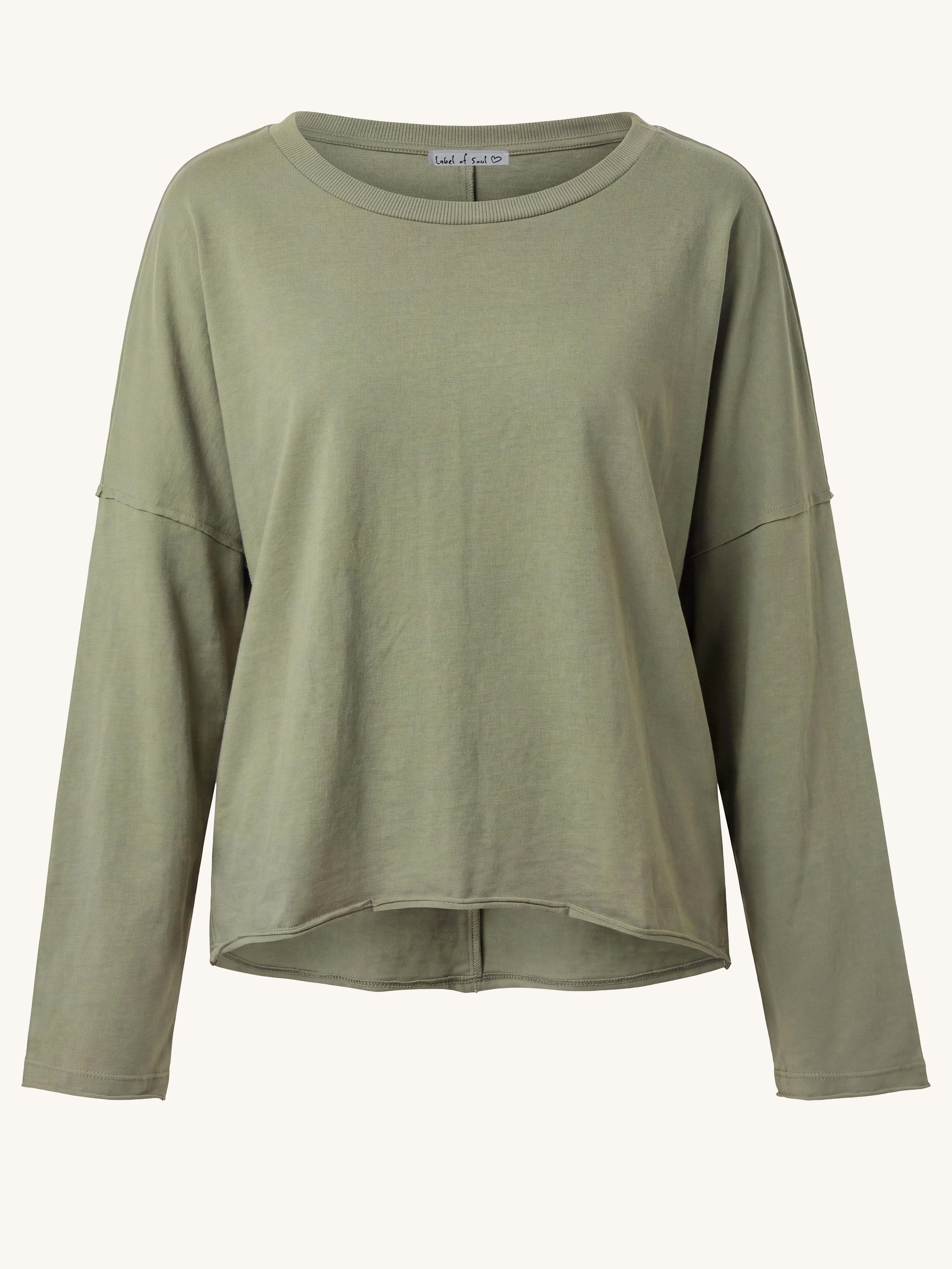 Basic Oversize Loungewear Shirt - Matcha