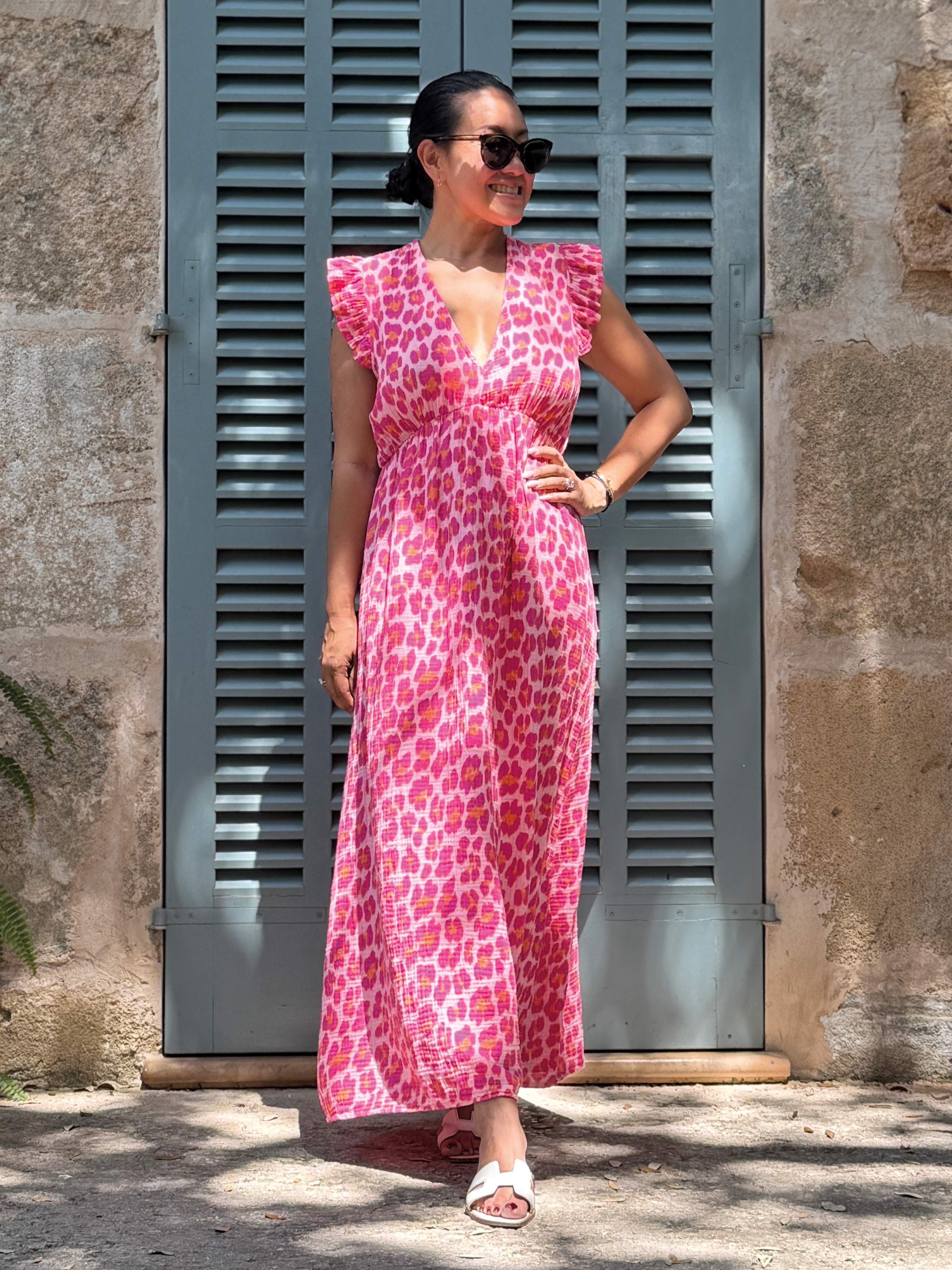Musselin Kleid Soho - CURVY - LEO Juicy