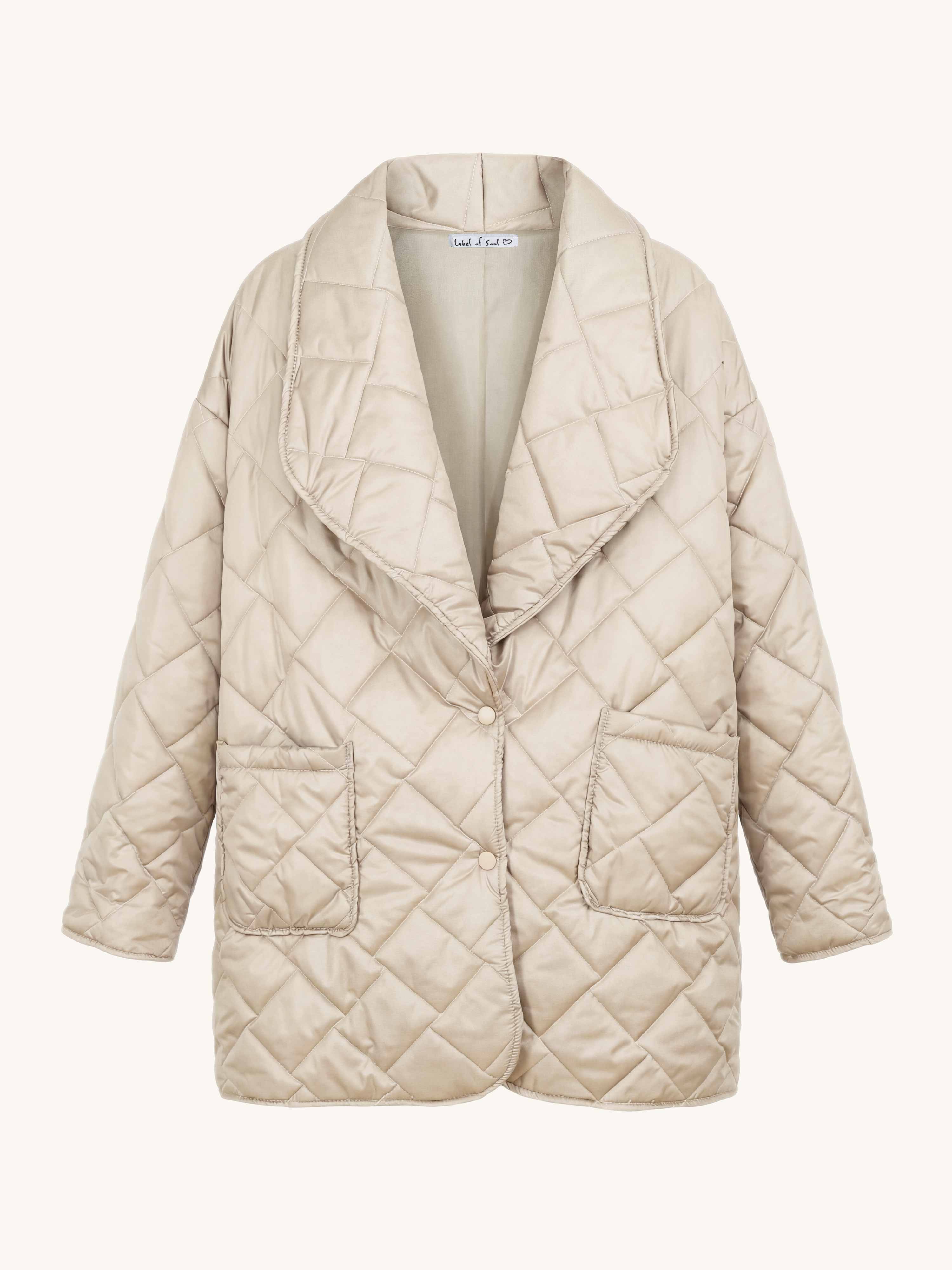 ONESIZE Blazer Steppjacke - Beige