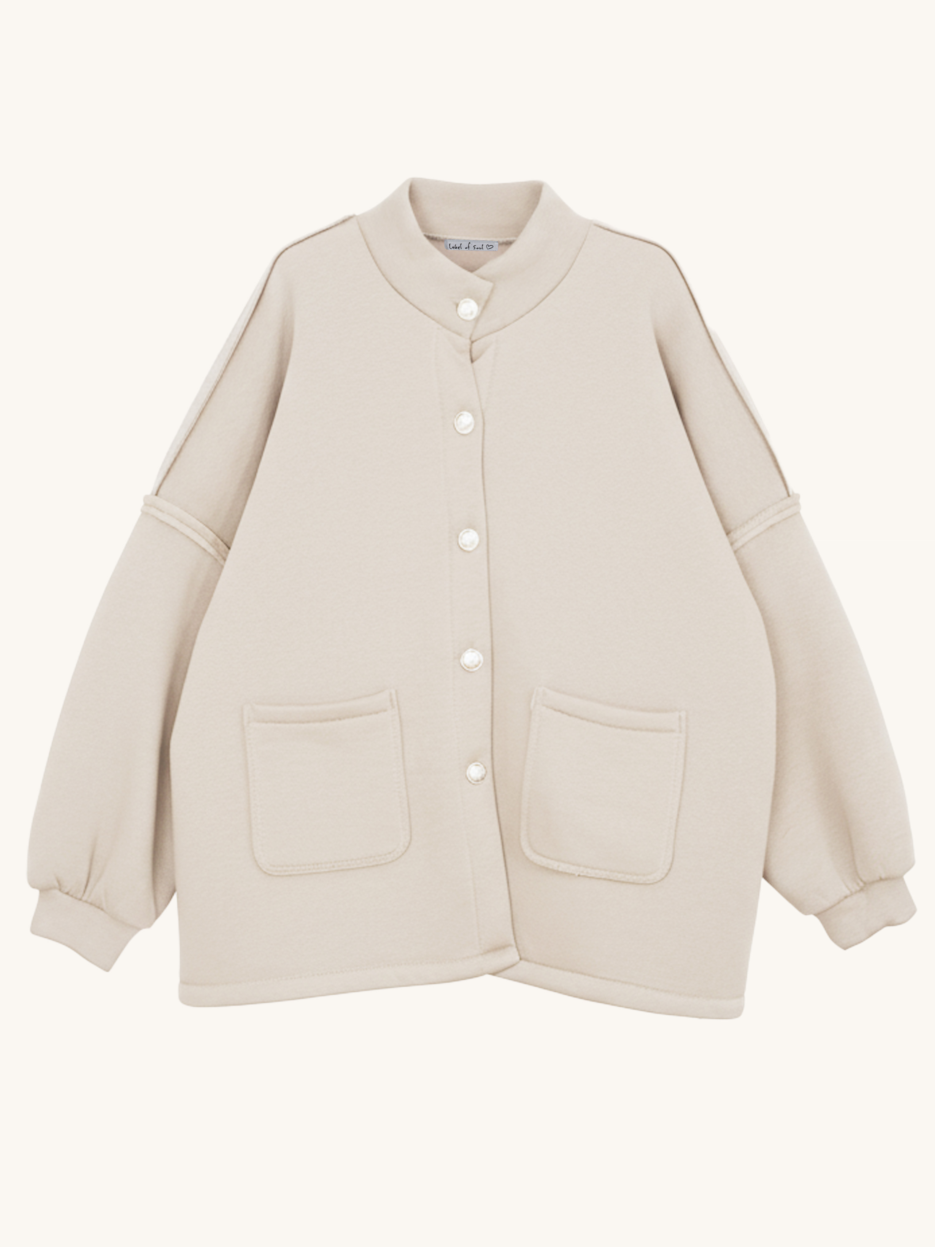Oversize SOFT Cardigan Jacke - Oatmeal Oversize SOFT Cardigan Jacke - Oatmeal