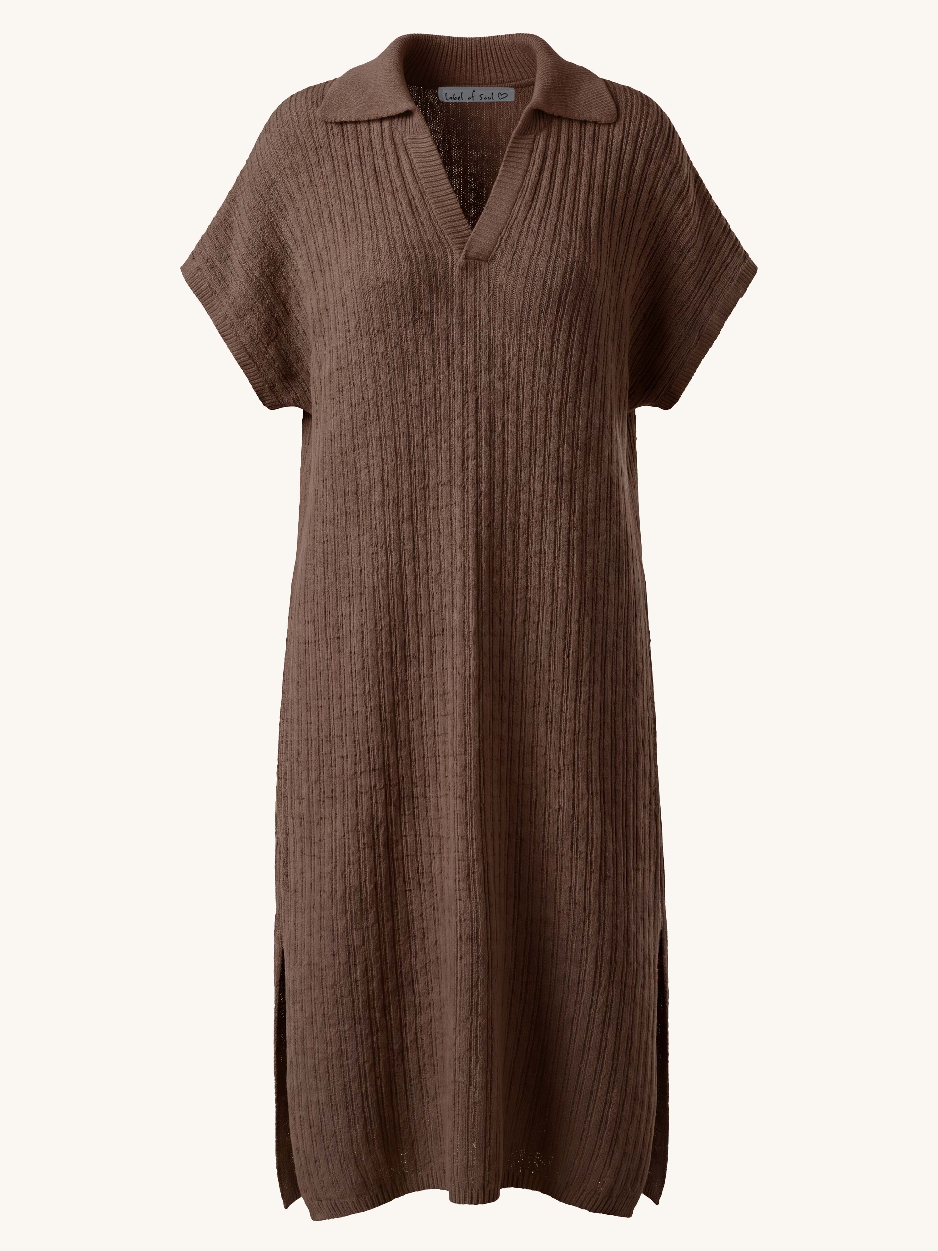 Häkelkleid Manacor - ONESIZE - Schoko