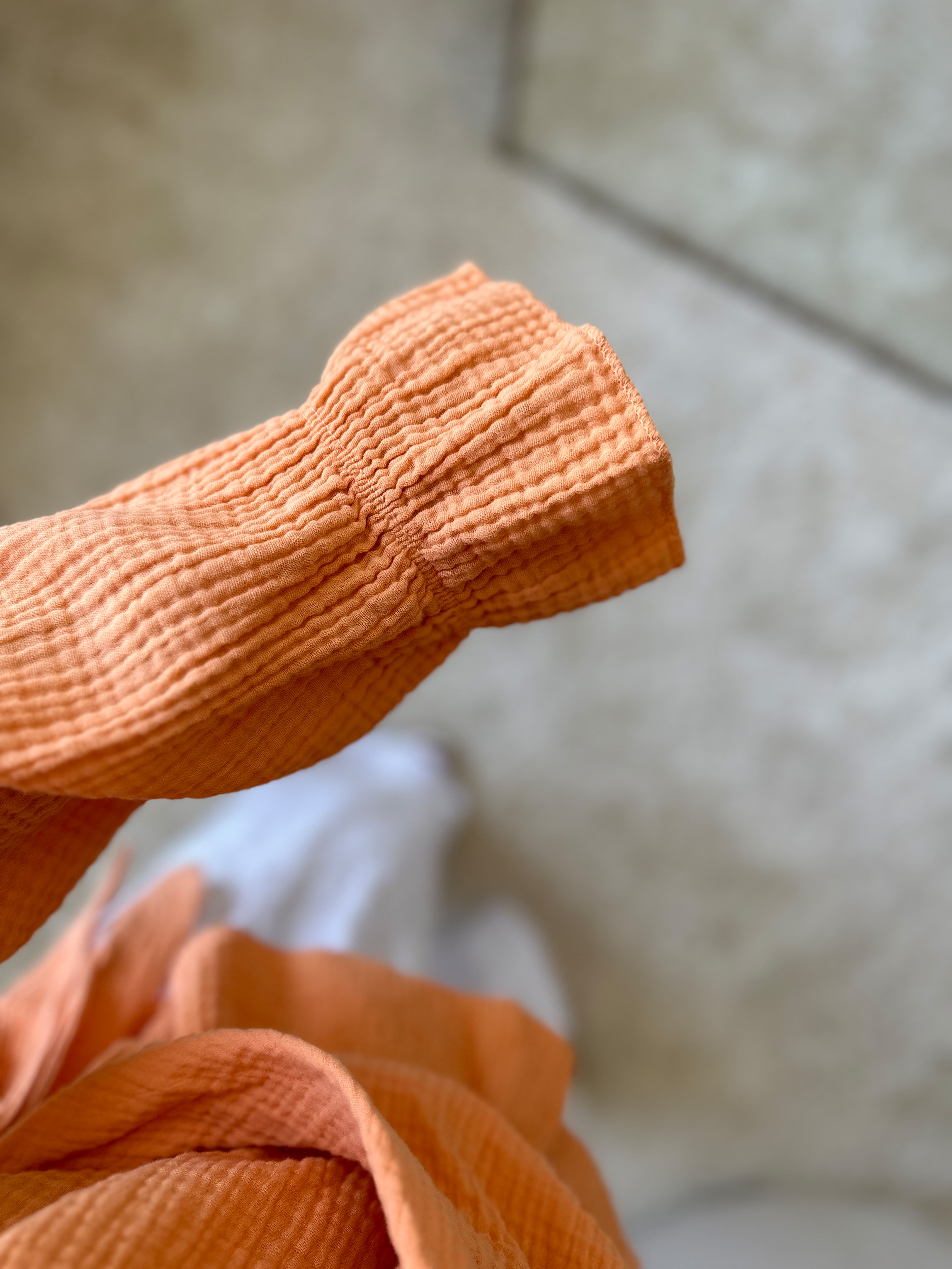 Musselin Wickelbluse - Melone