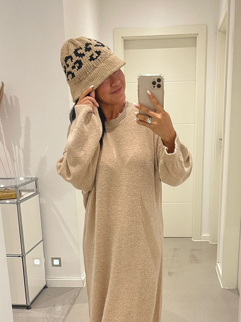 Strick Hut Onesize LEO Camel