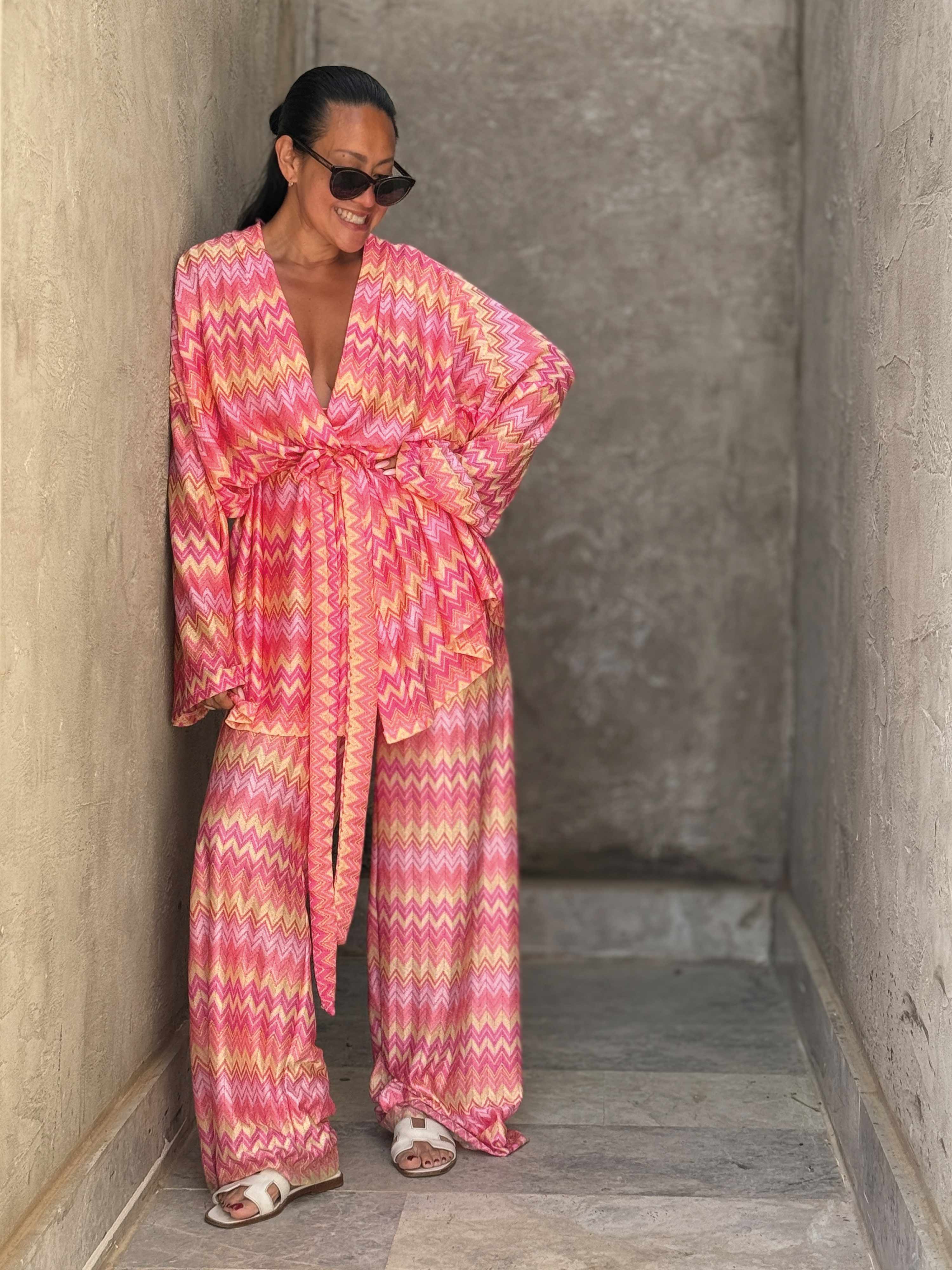 PRE ORDER: Wickel Kimono Jacke - IBIZA BREEZE - Tropical Paradise PRE ORDER: Wickel Kimono Jacke - IBIZA BREEZE - Tropical Paradise