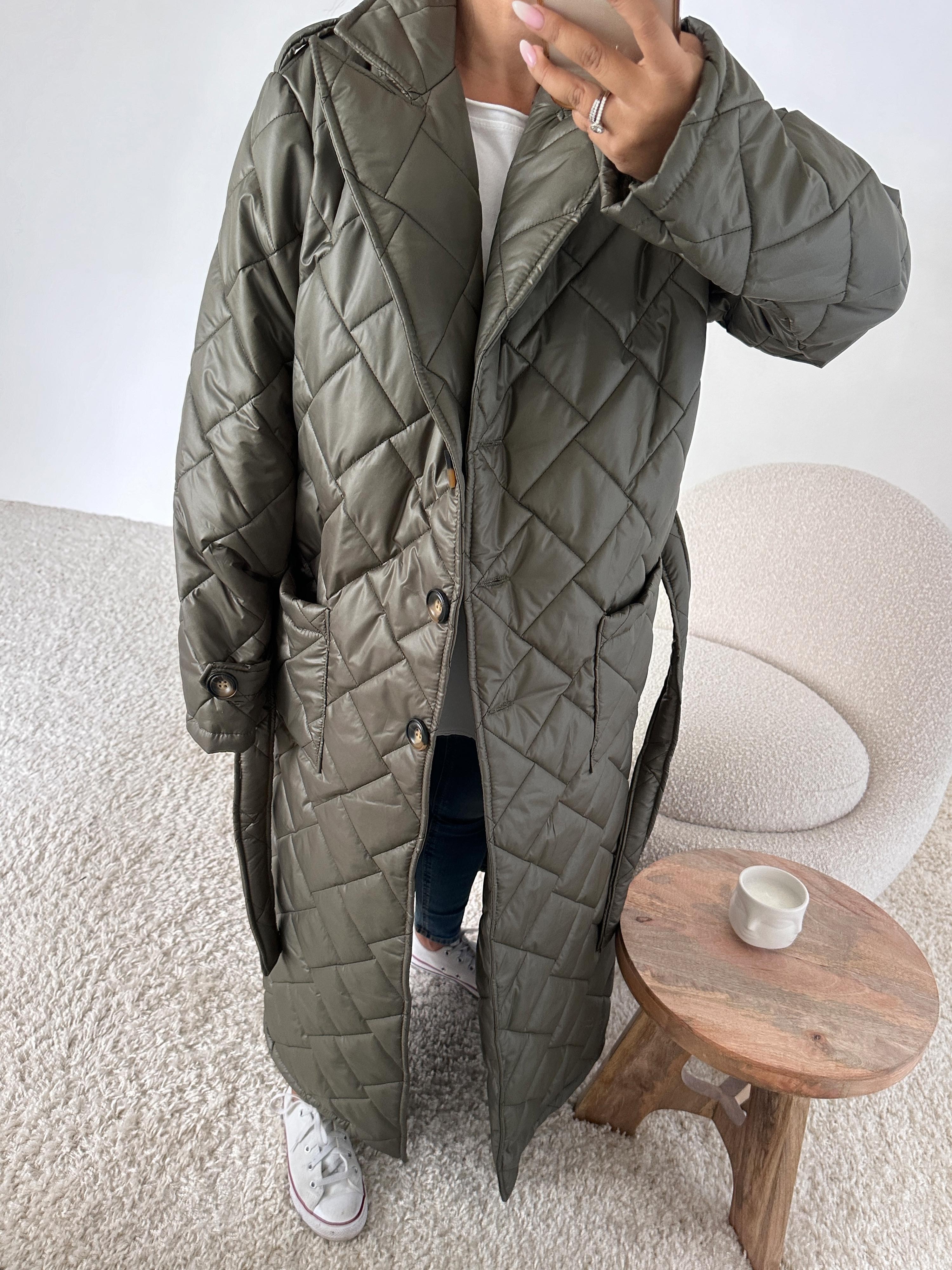 Leichter Trenchcoat - Olive Leichter Trenchcoat - Olive