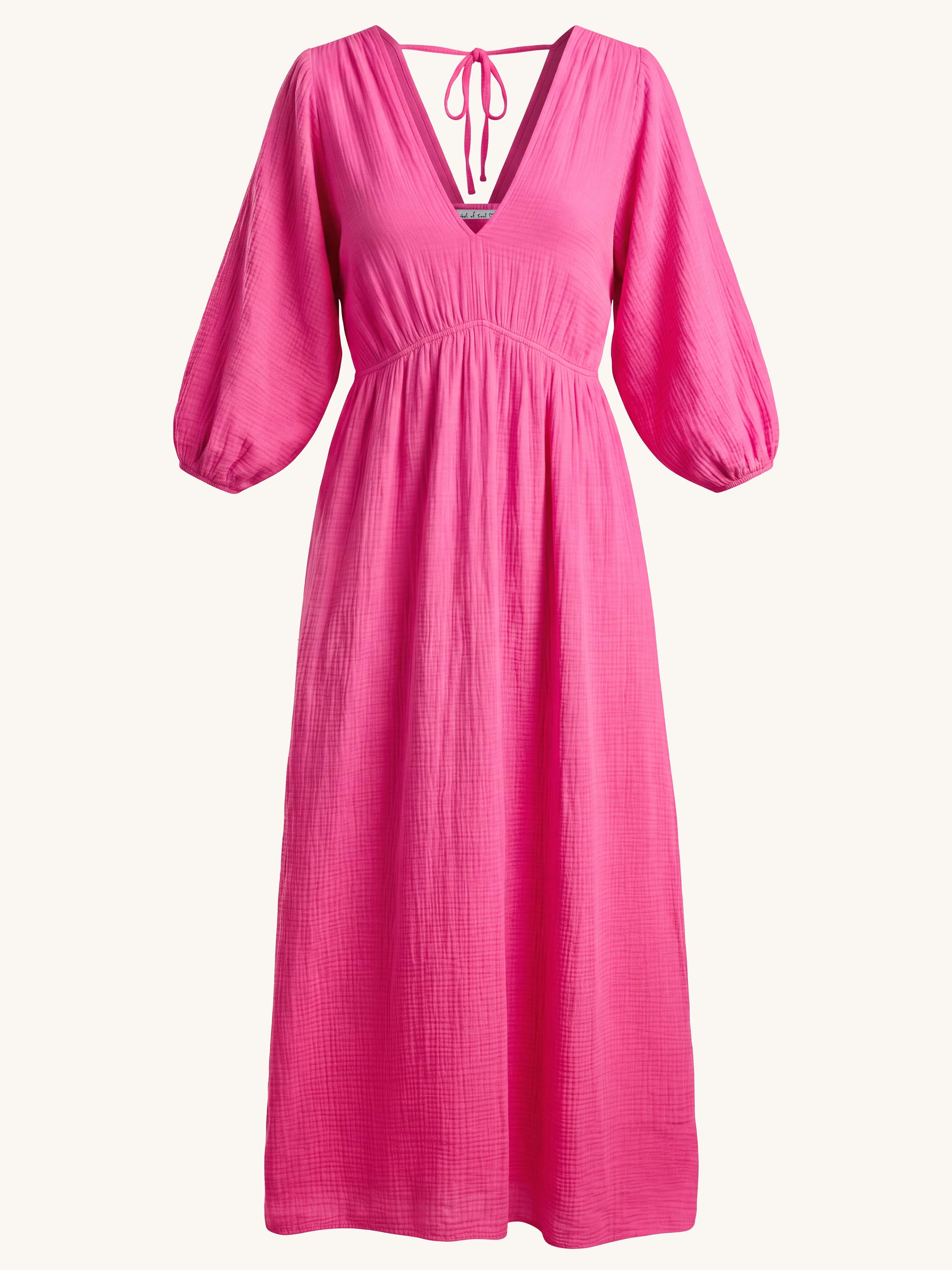 Musselin Kleid - BELLISSIMA - Pink