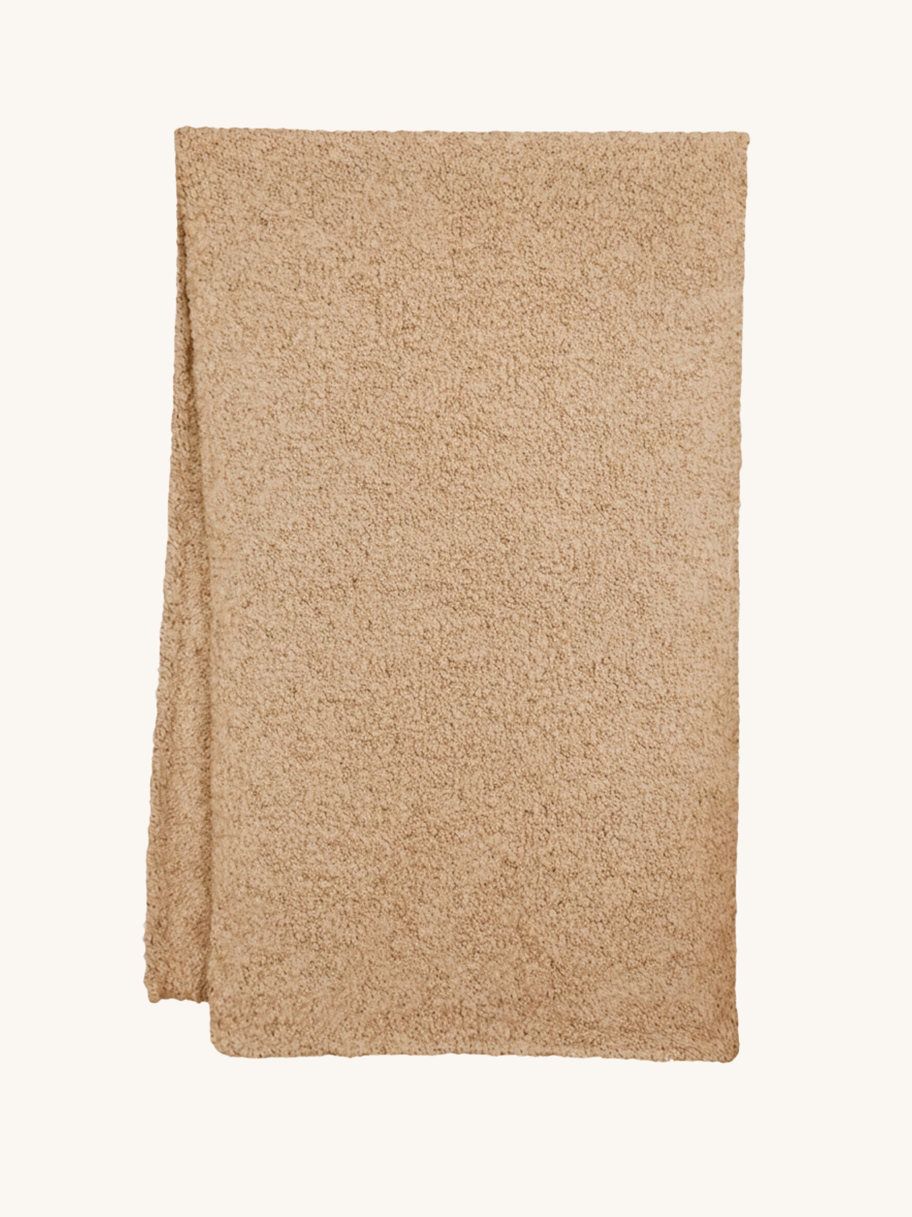 Bouclé Schal - Camel