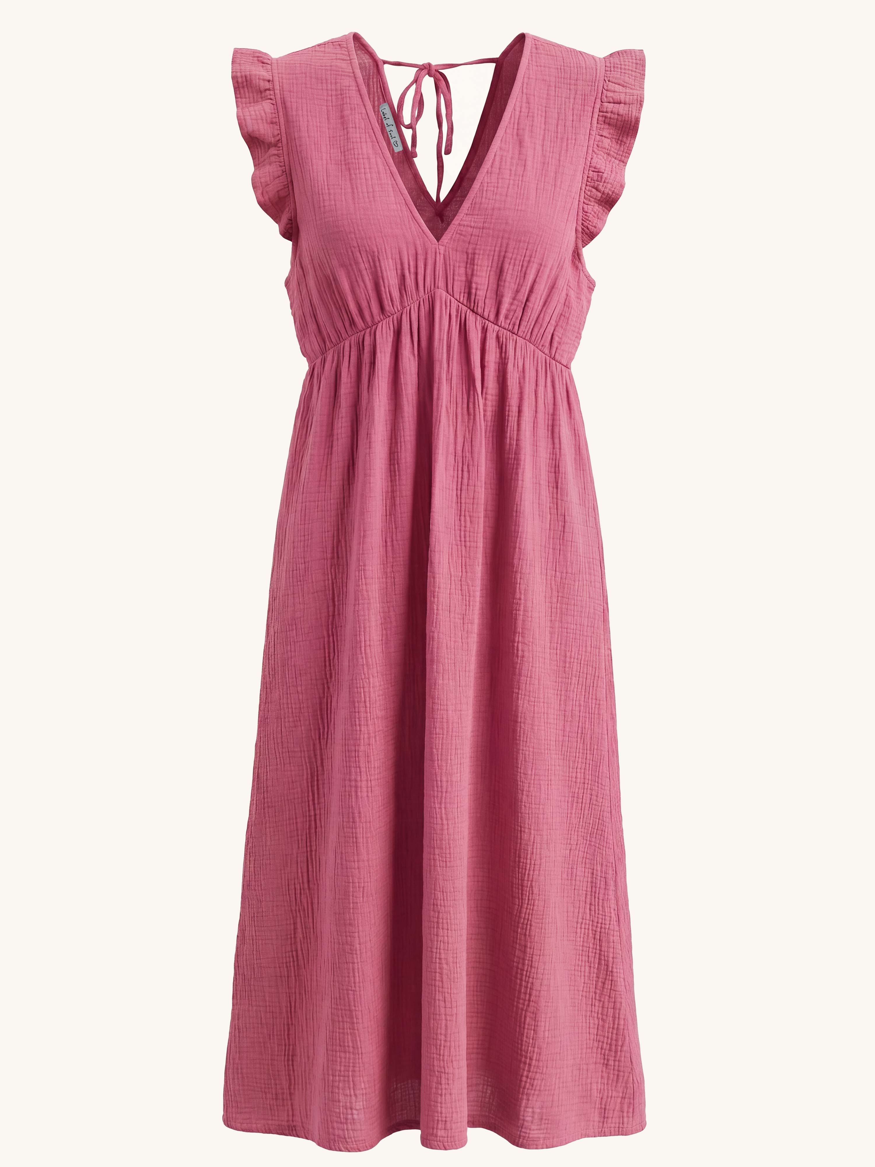 Musselin Kleid Soho - CURVY - Beere