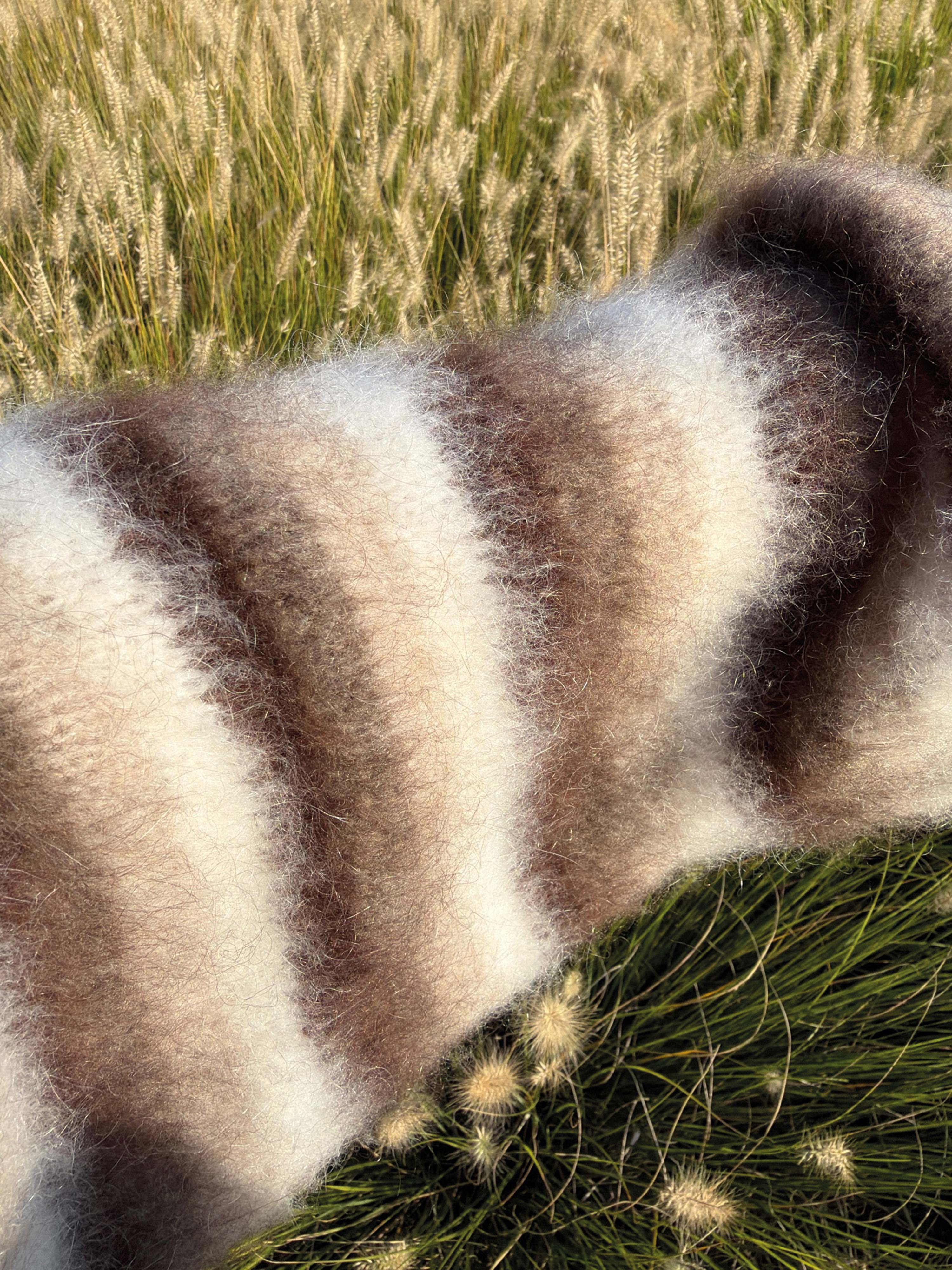 Oversize Cardigan - FLUFFY - Schoko Mix