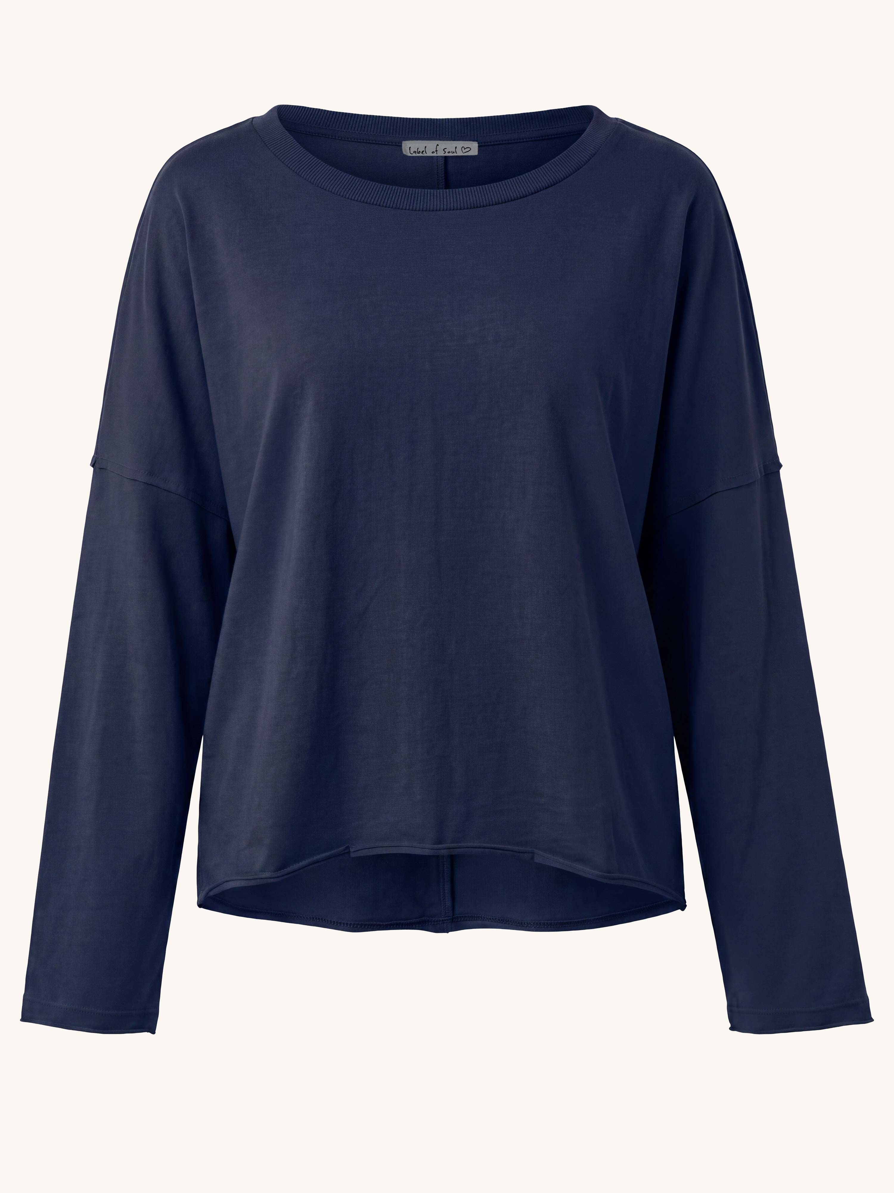 Basic Oversize Loungewear Shirt - Navy