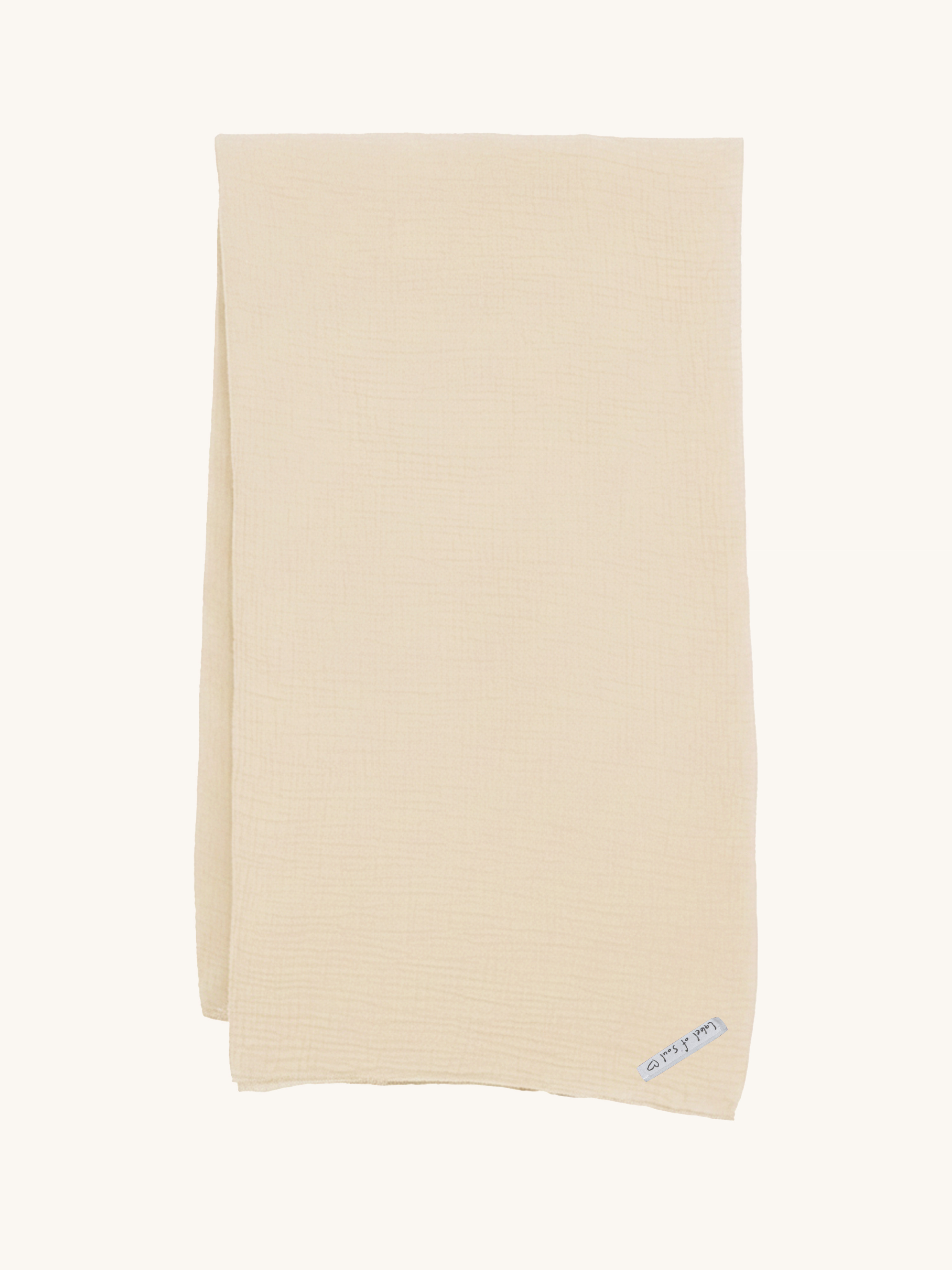 Musselin Maxi Schal - Vanille Musselin Maxi Schal - Vanille