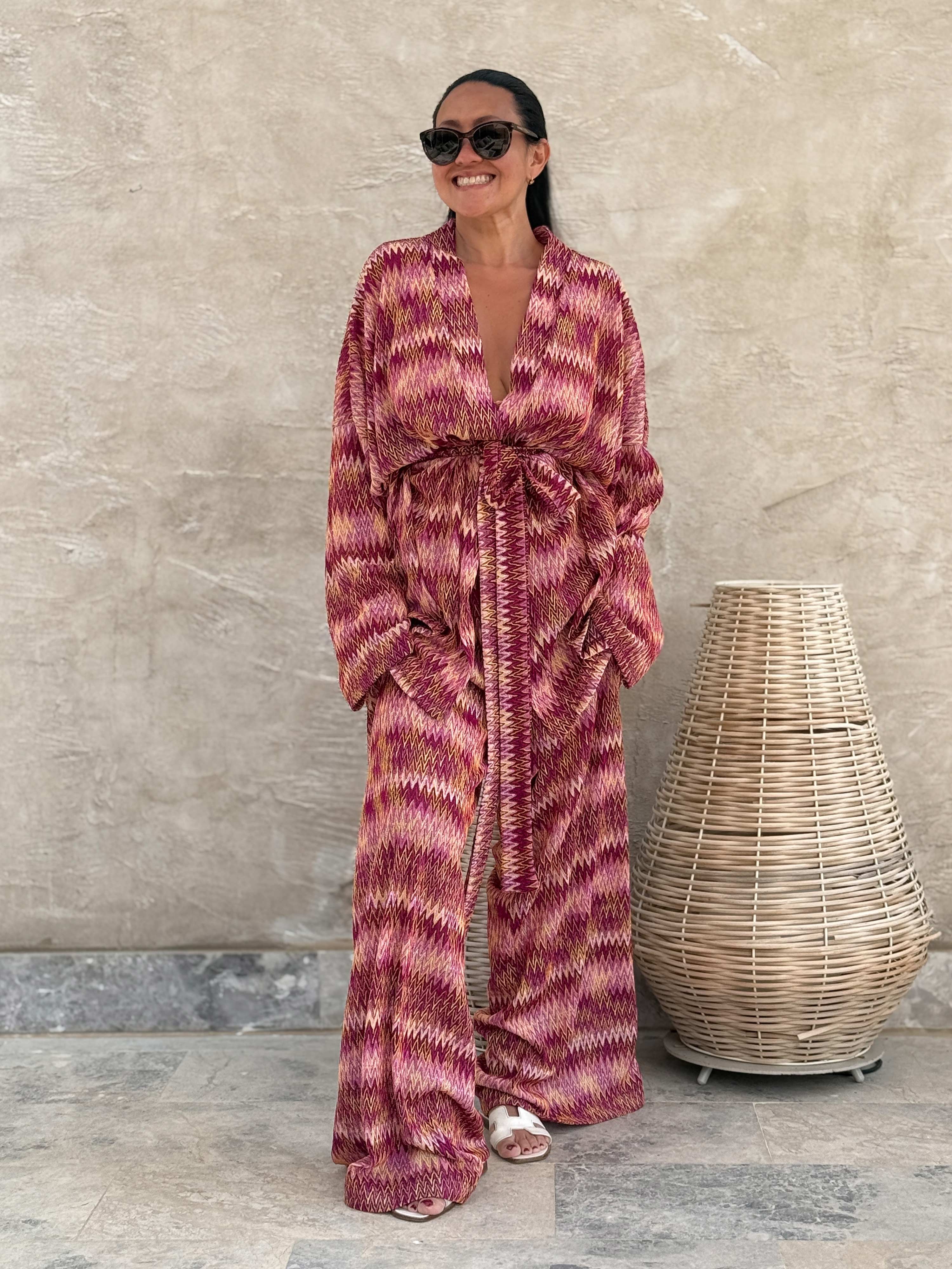 Palazzo Oversize Hose - IBIZA BREEZE - Velvet Sunset