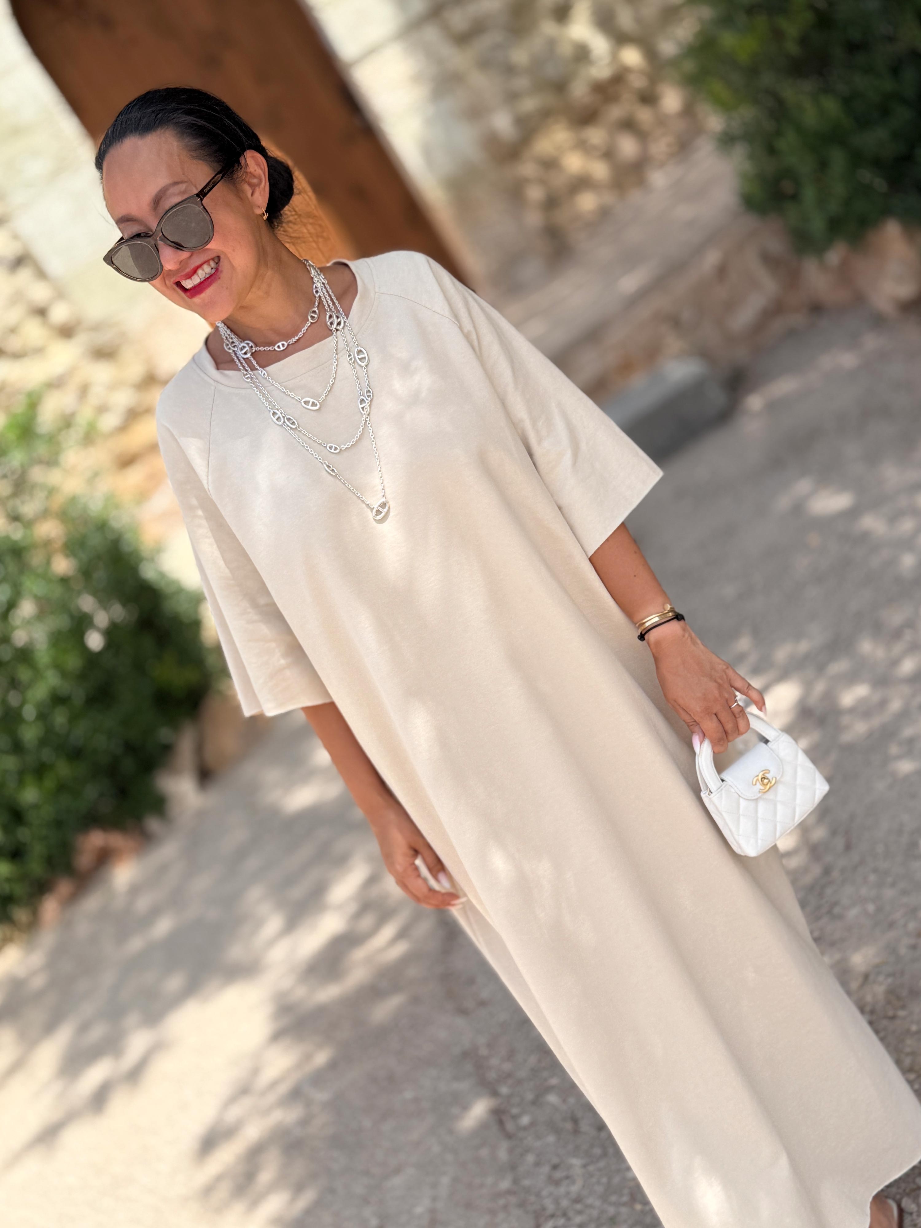 Oversize Sweatkleid - Almond Oversize Sweatkleid - Almond