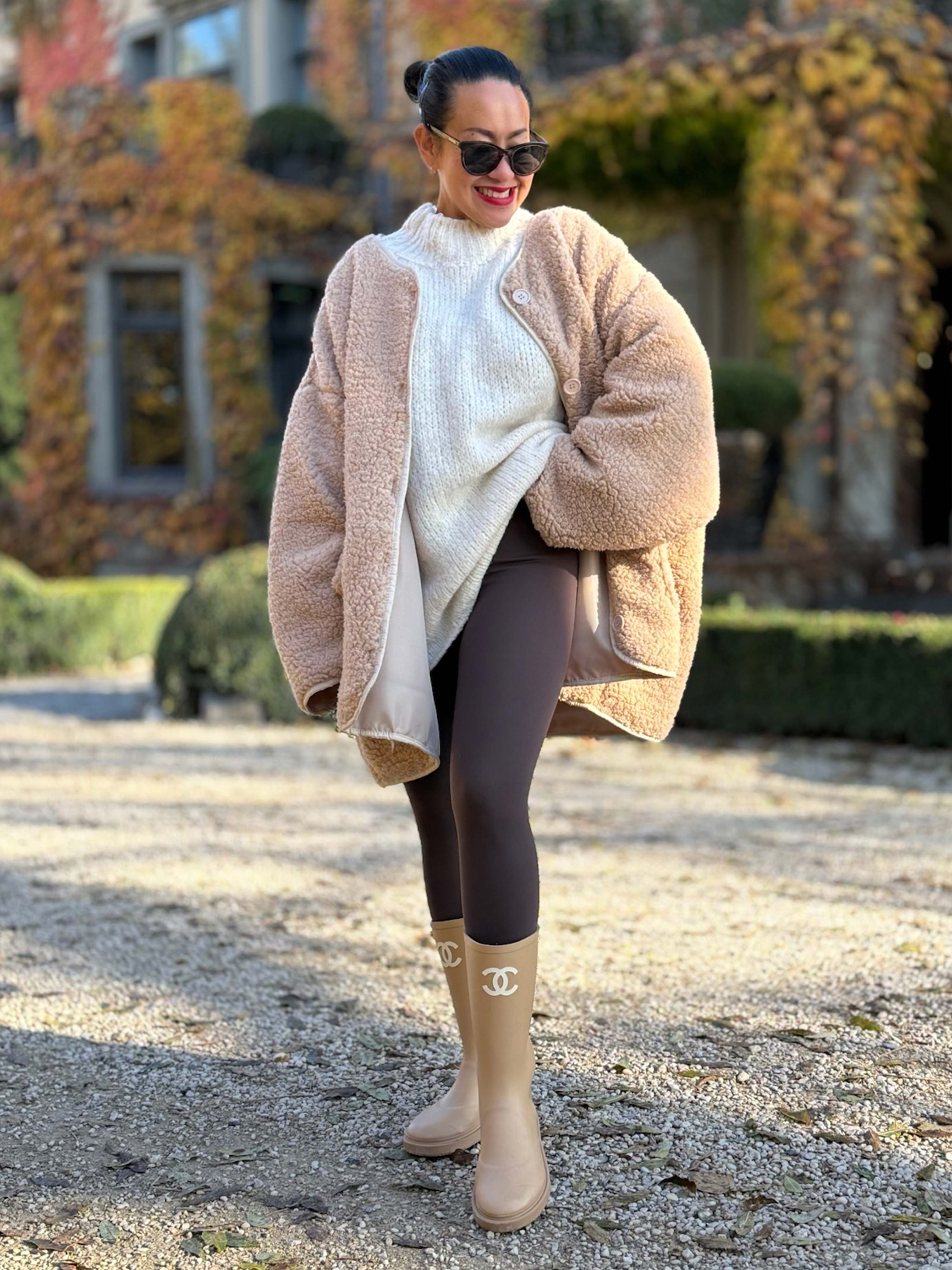 Teddylook Oversize Jacke - ICON - Oatmeal