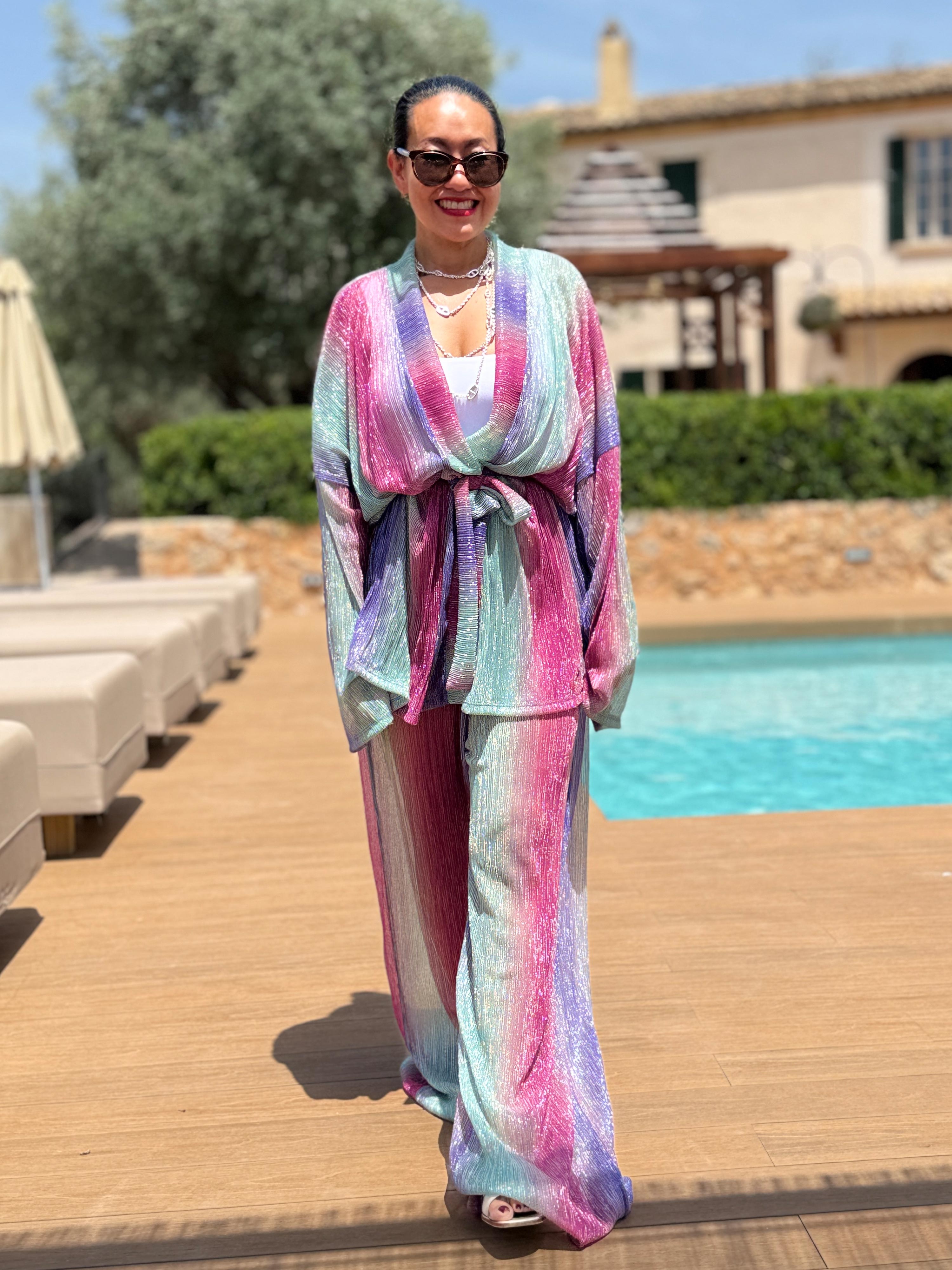 Palazzo Oversize Hose - LOTUS - Pink Moon