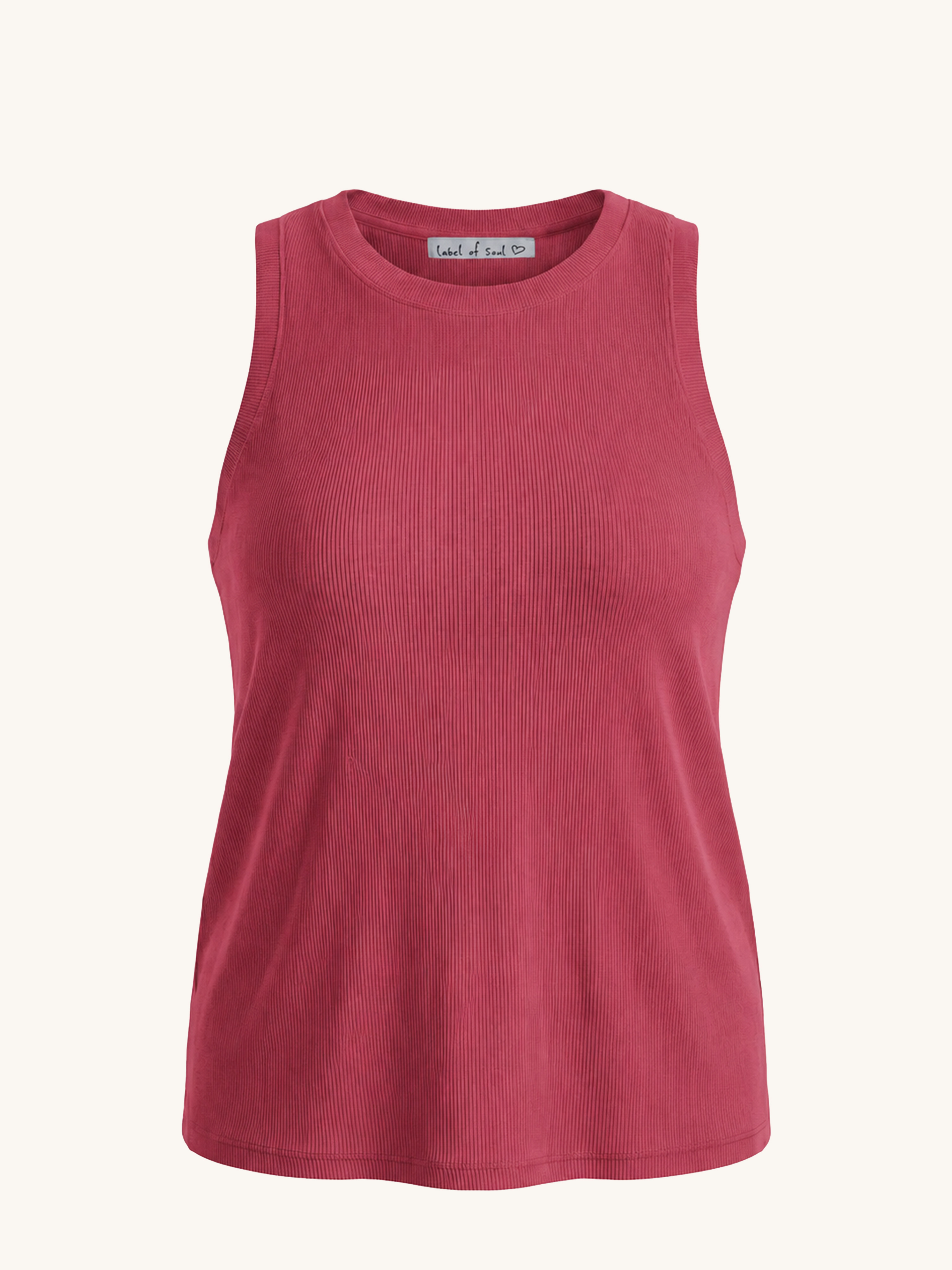 Basic Top - CURVY - Berry