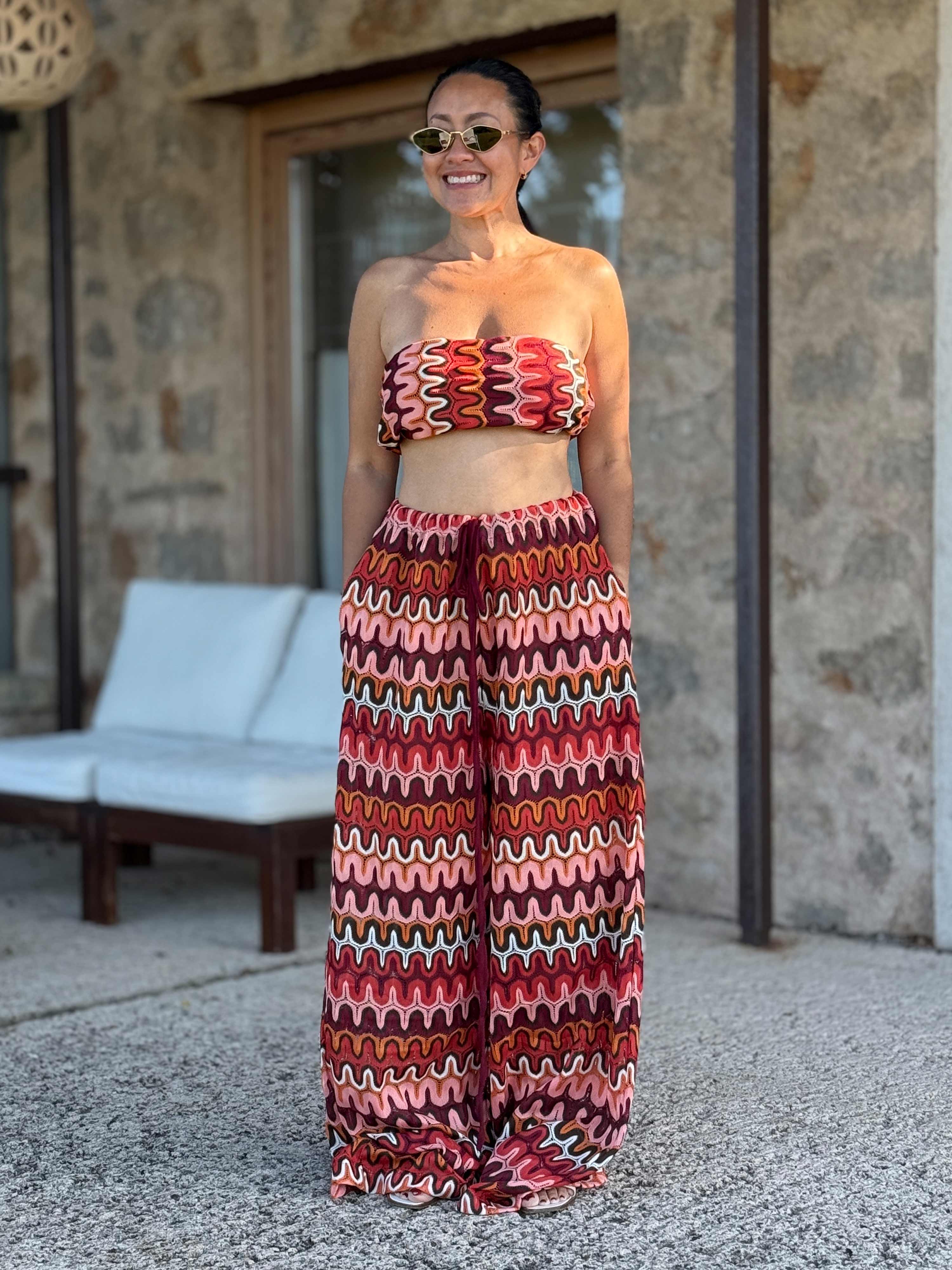 Bandeau Top - IBIZA BREEZE - Strawberry Kiss Bandeau Top - IBIZA BREEZE - Strawberry Kiss