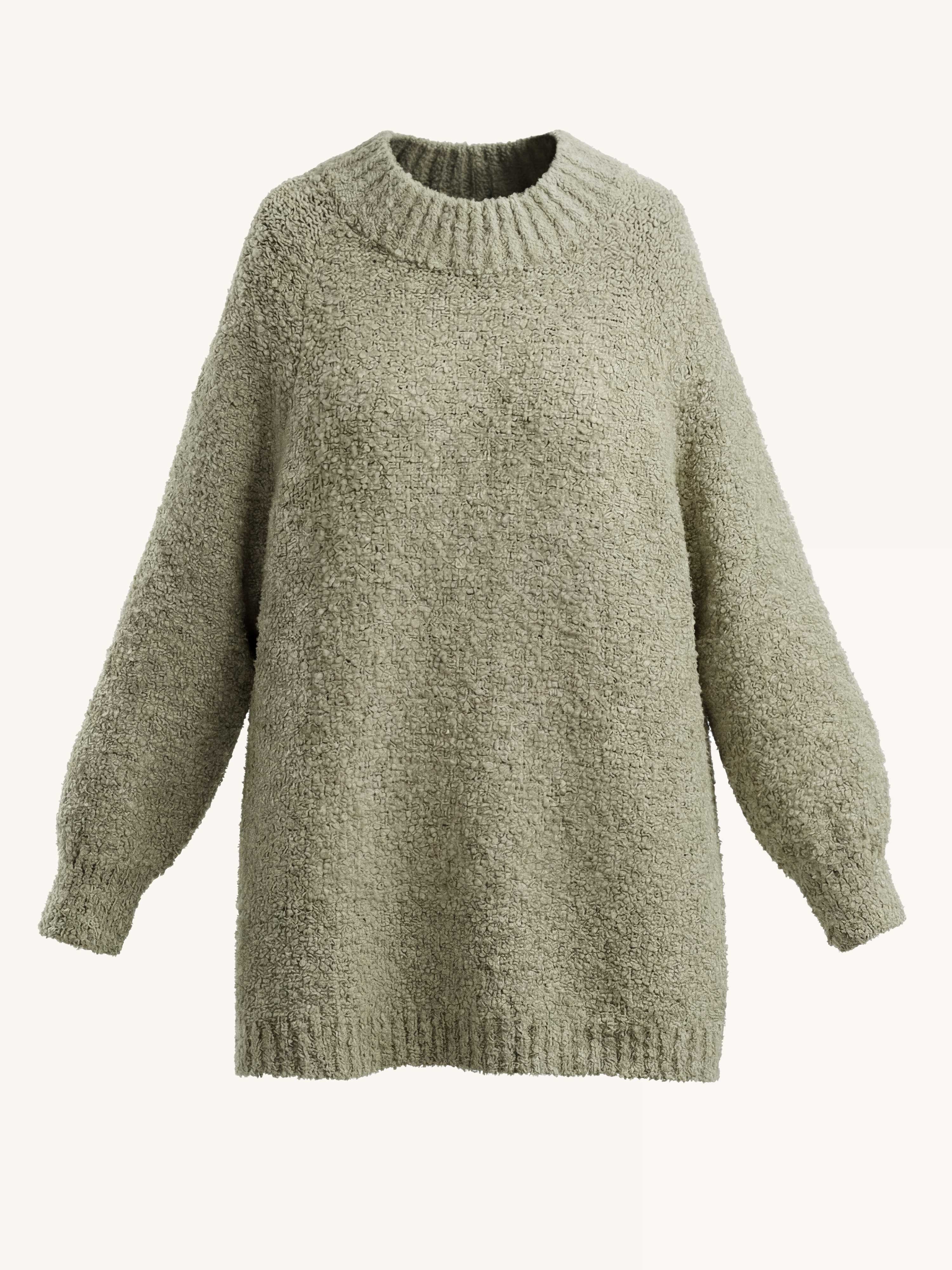 Bouclé Pullover - Matcha