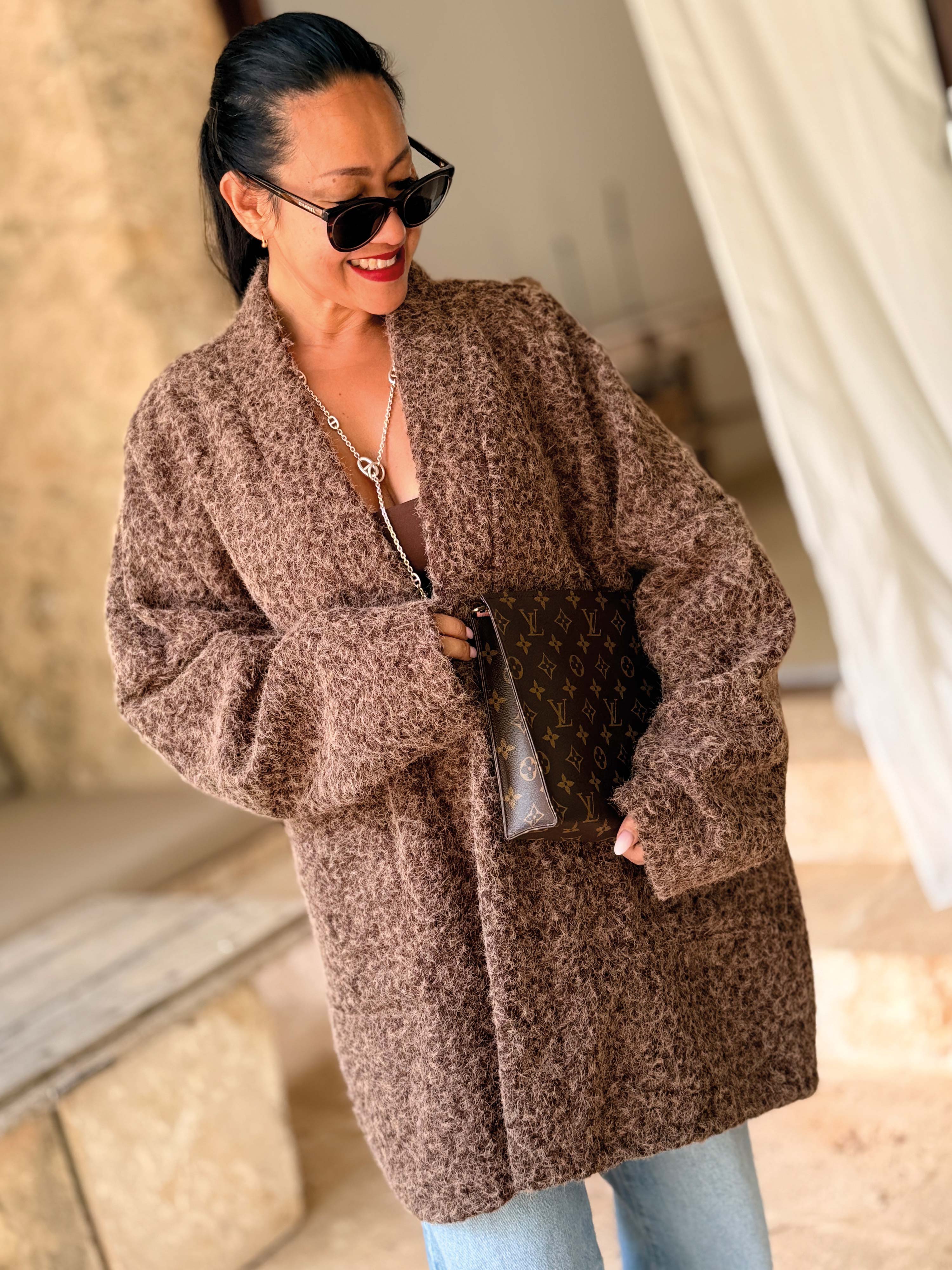 Oversize Blazer Jacke - Coffee Oversize Blazer Jacke - Coffee