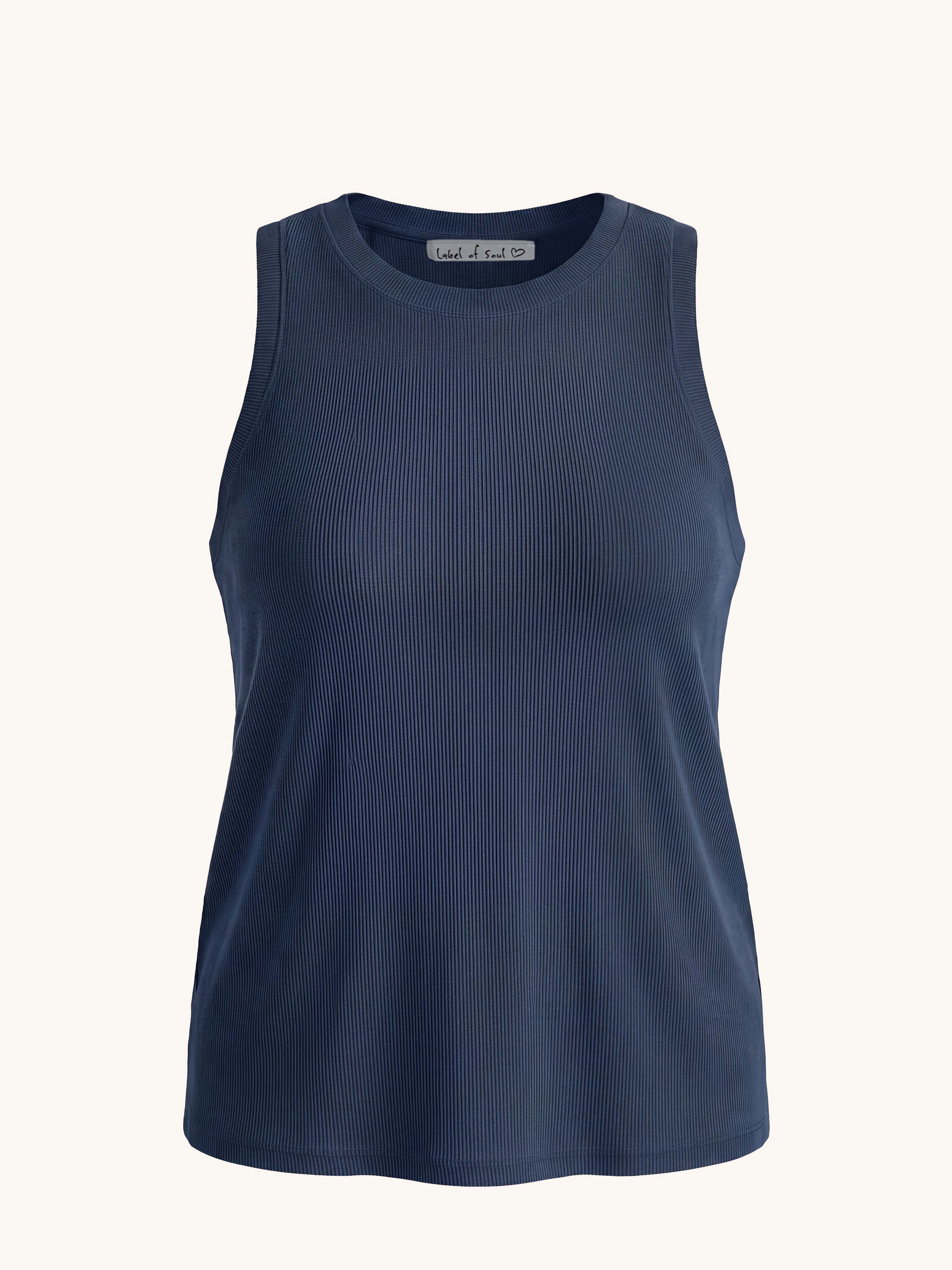 Basic Top - CURVY - Navy