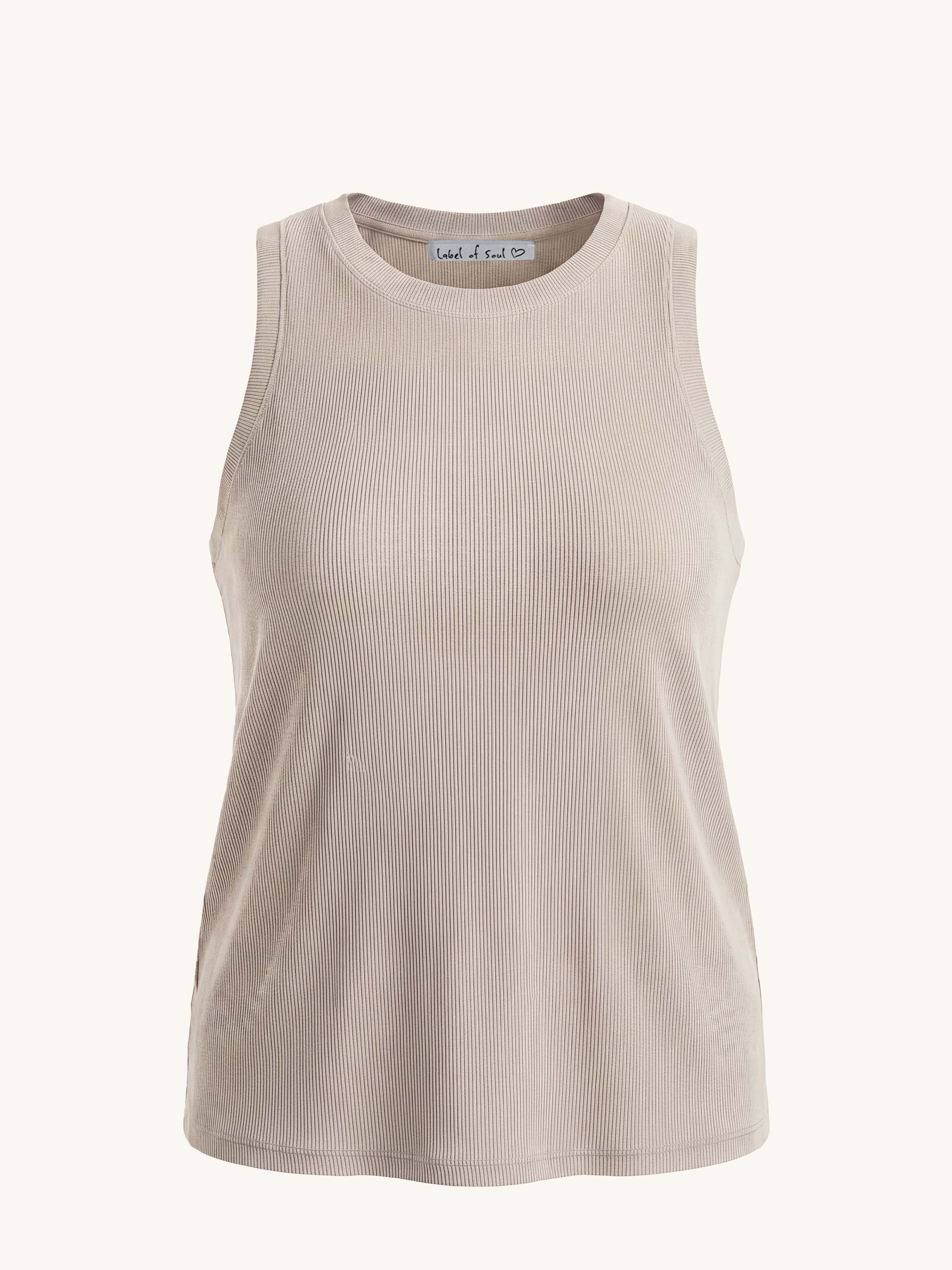 Basic Top - CURVY - Beige