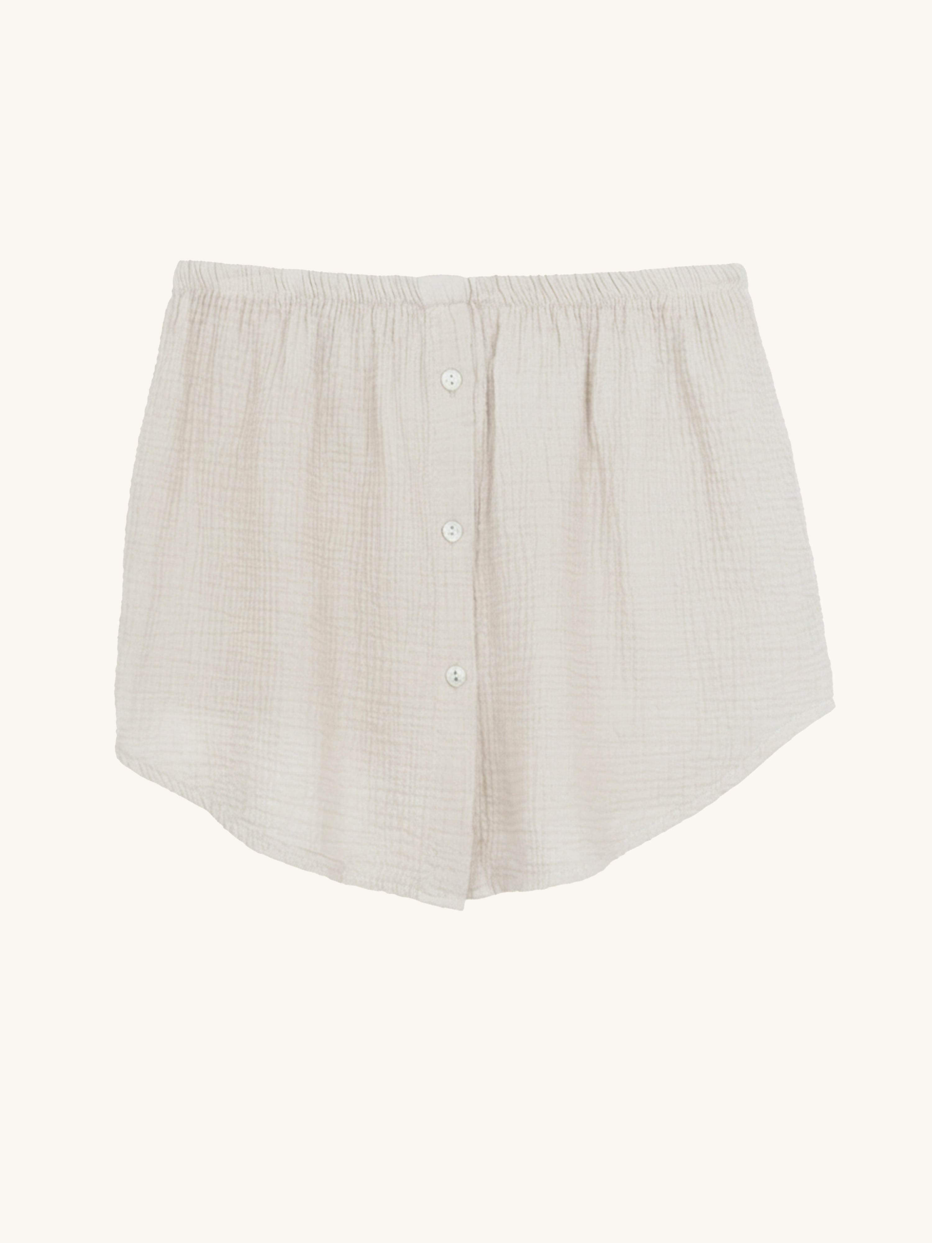 Musselin Blusenrock LAYER - ONESIZE - Beige