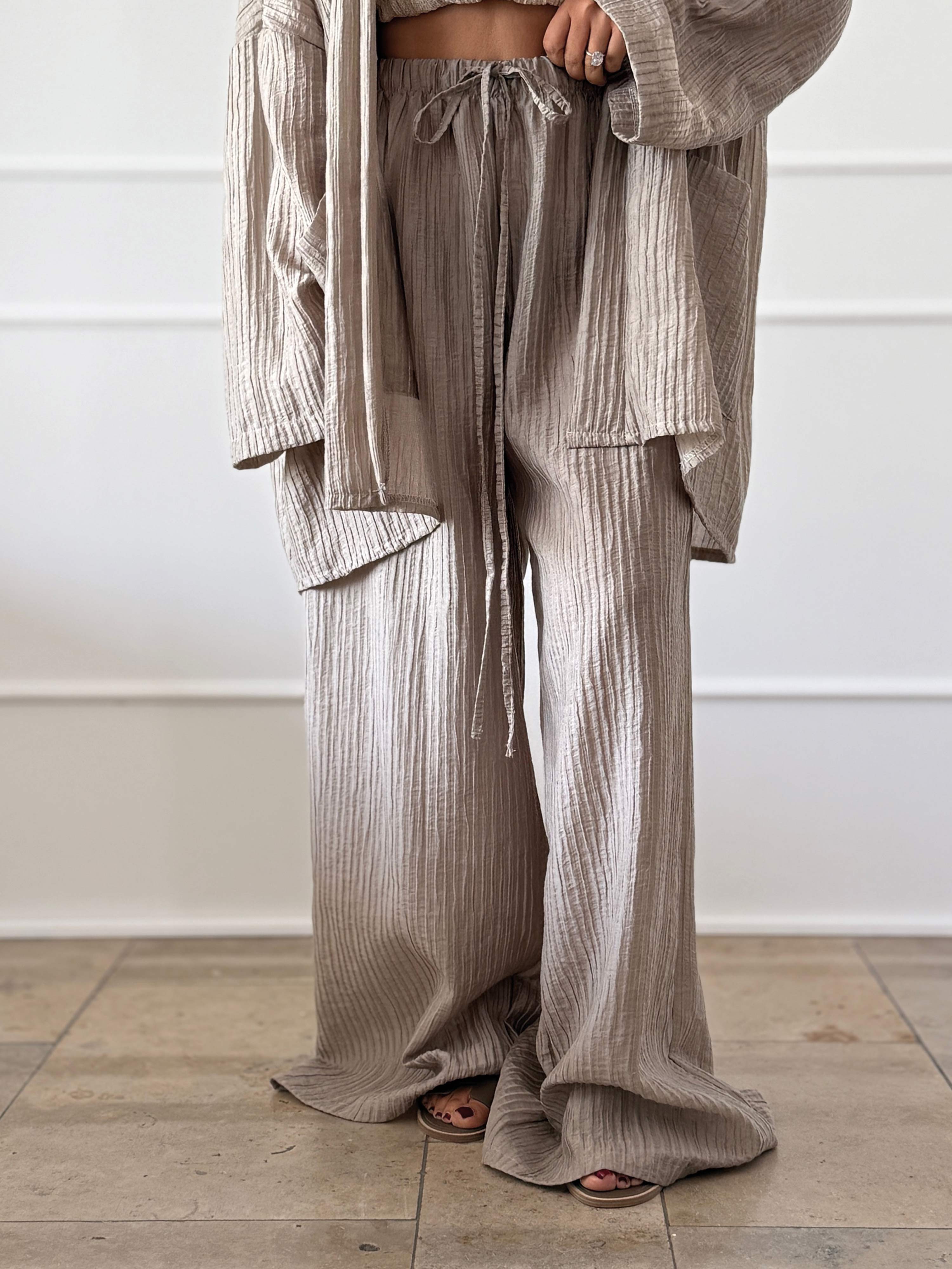 Palazzo Oversize Hose - NOA - Pearl