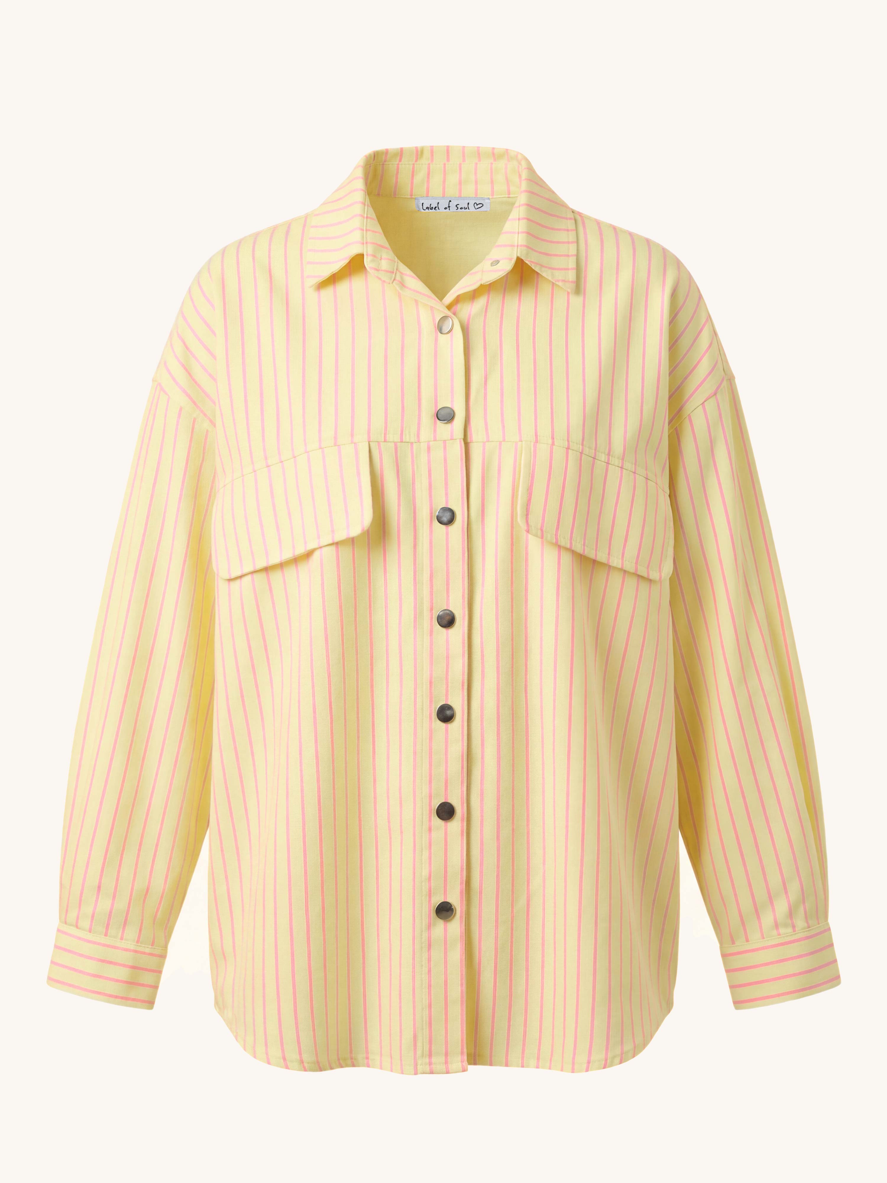 Denim/STRIPES Butter Yellow