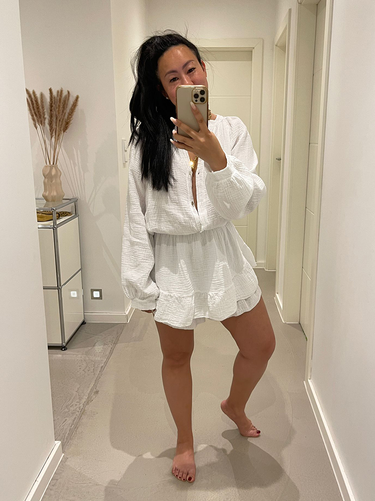 HS-8819-Weiss-2 Musselin Overall MYKONOS - Weiss