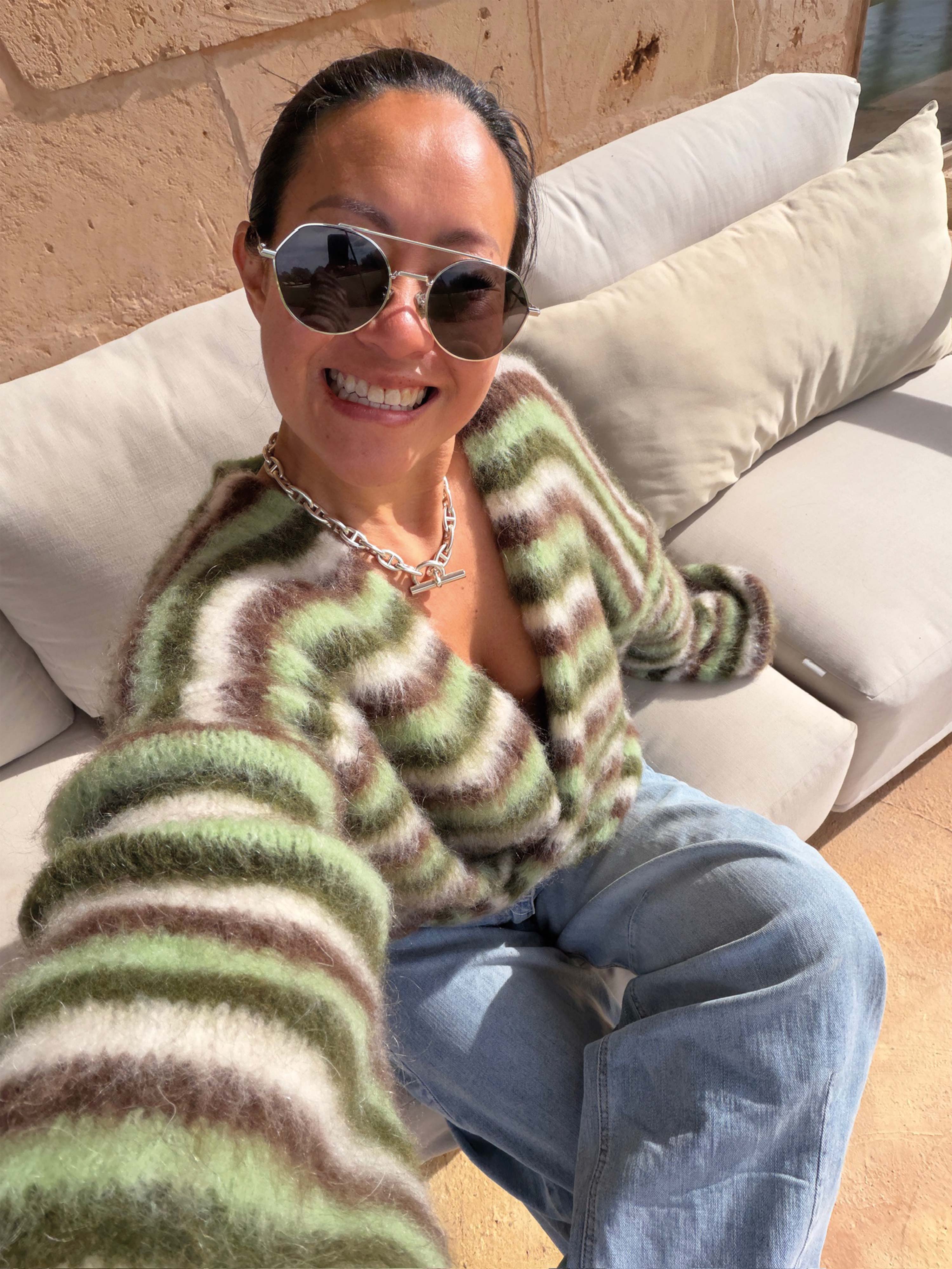 Oversize Cardigan - FLUFFY - Matcha Mix