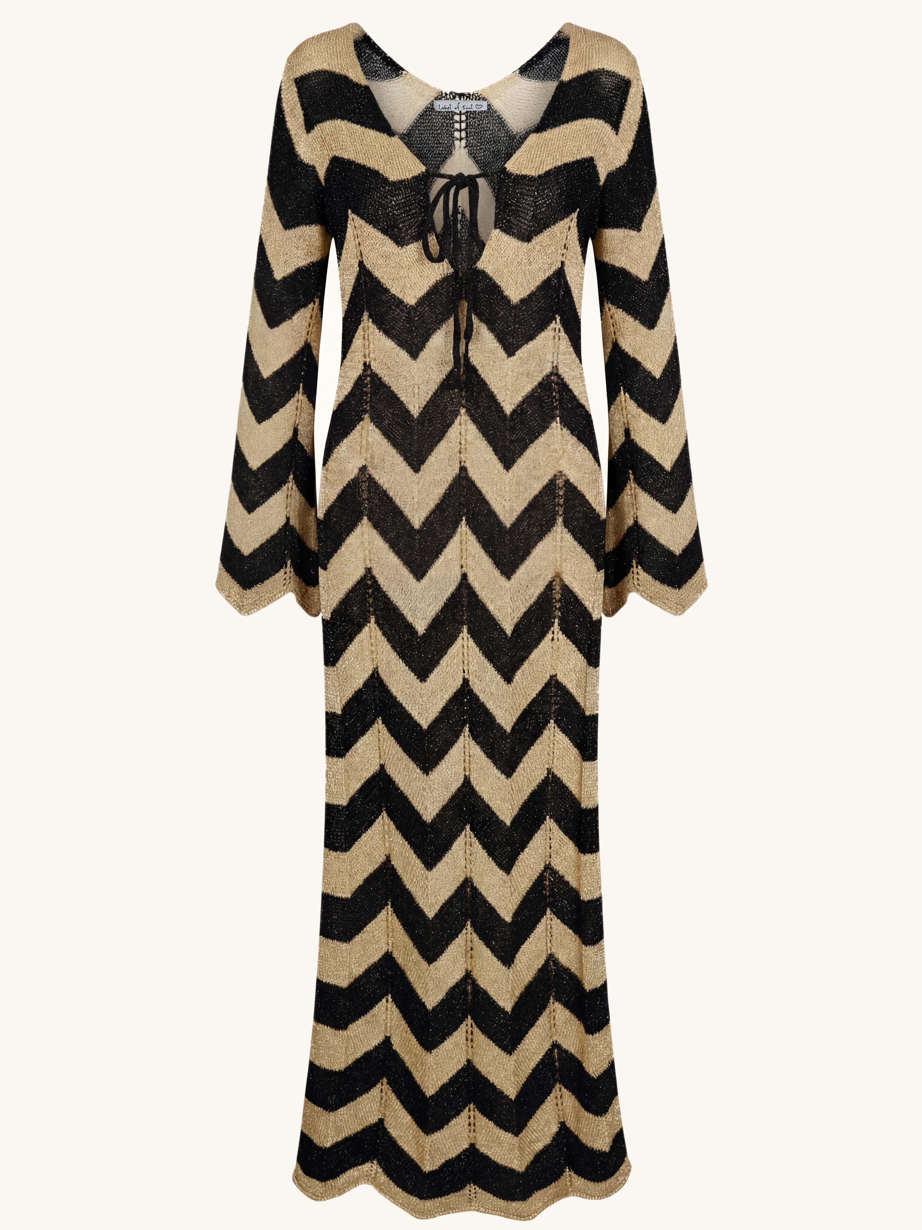 Beach/Gold/STRIPES Schwarz