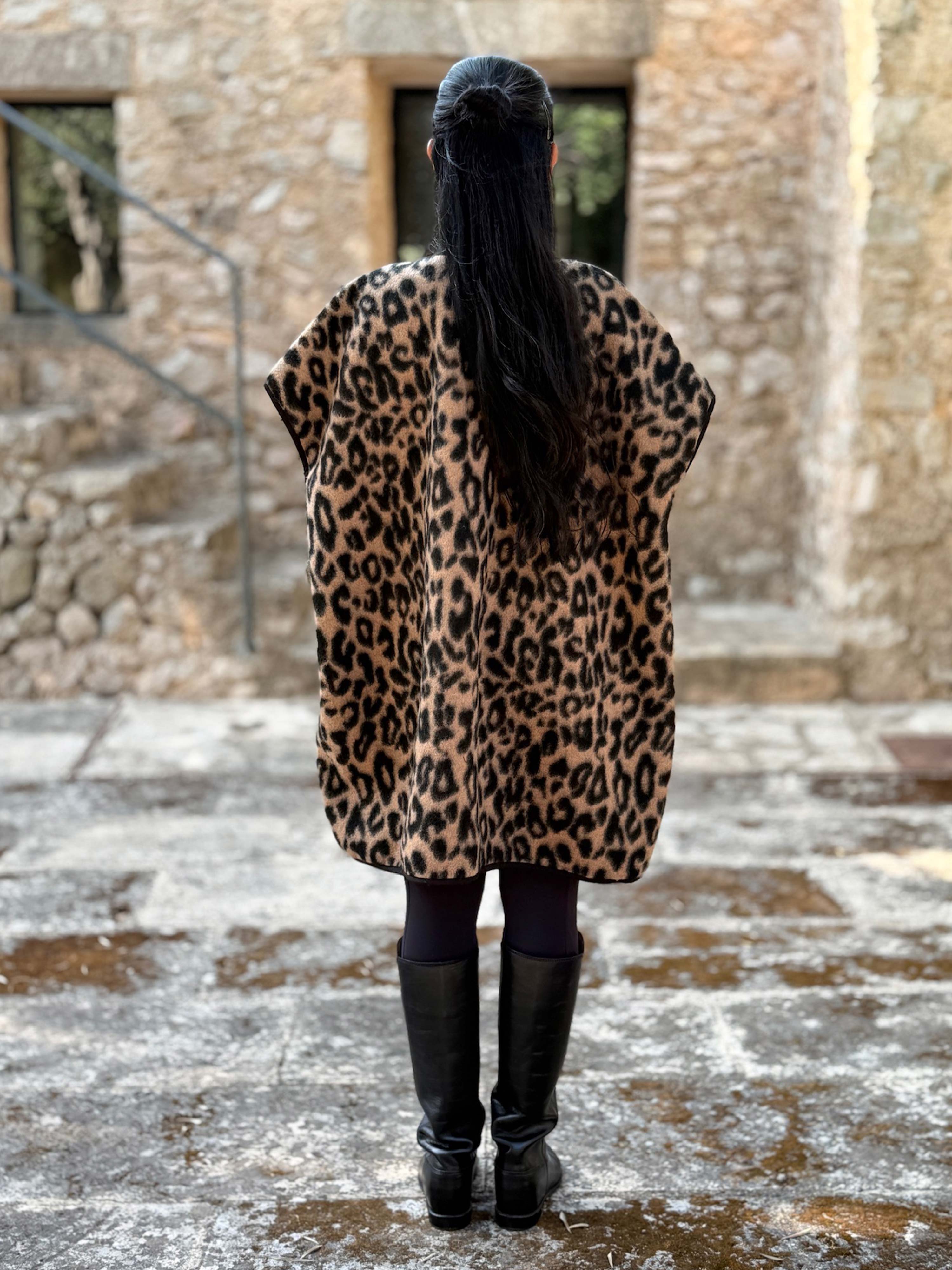 Oversize Weste mit Taschen - SIGNATURE - Leo Camel Oversize Weste mit Taschen - SIGNATURE - Leo Camel
