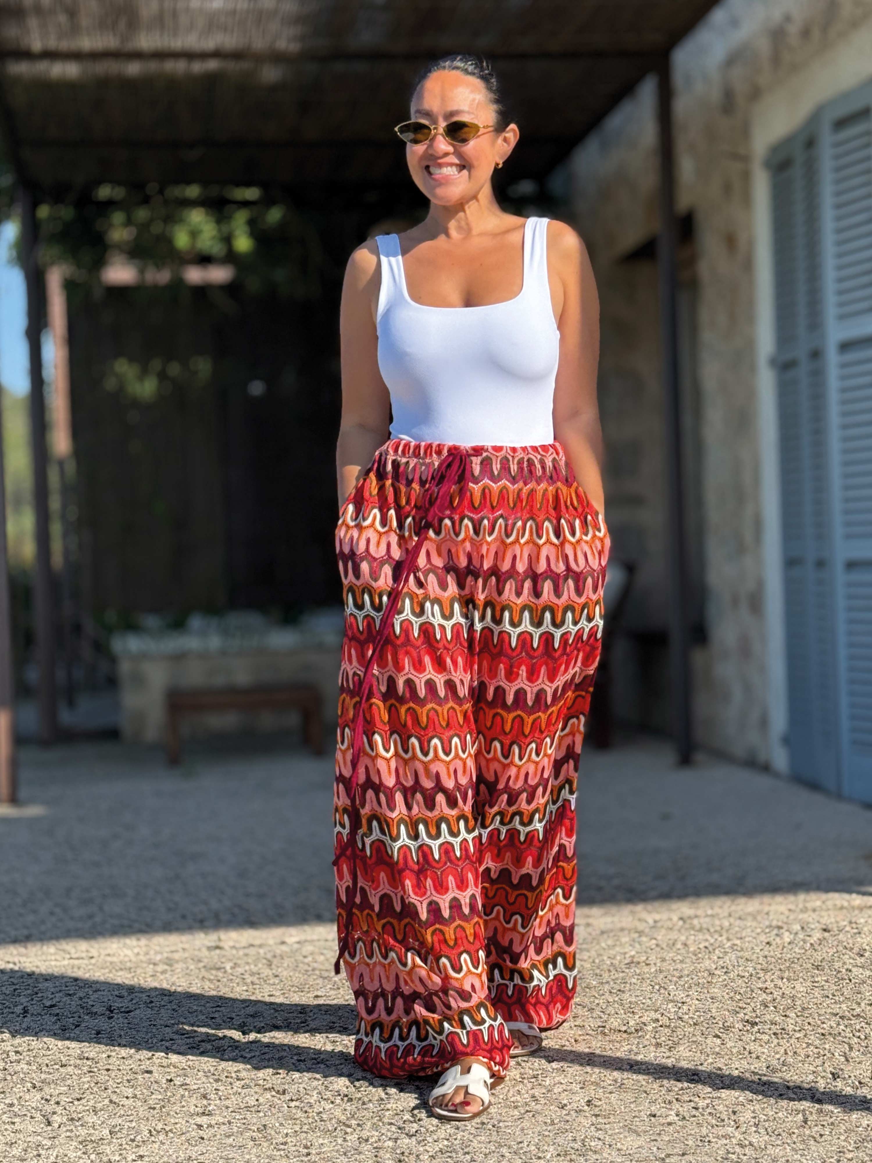 Palazzo Oversize Hose - IBIZA BREEZE - Strawberry Kiss Palazzo Oversize Hose - IBIZA BREEZE - Strawberry Kiss