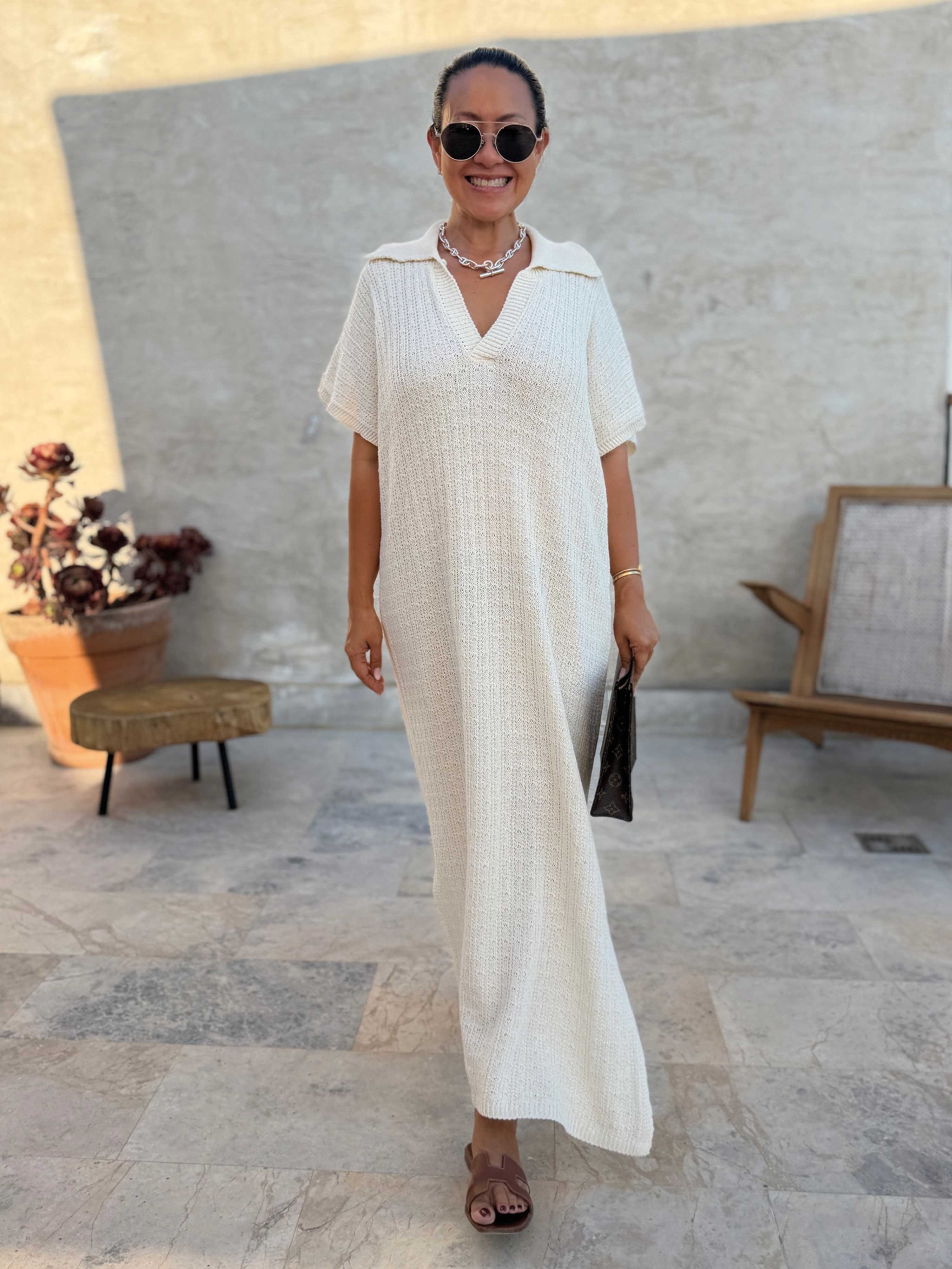 Häkelkleid Manacor - ONESIZE - Creme