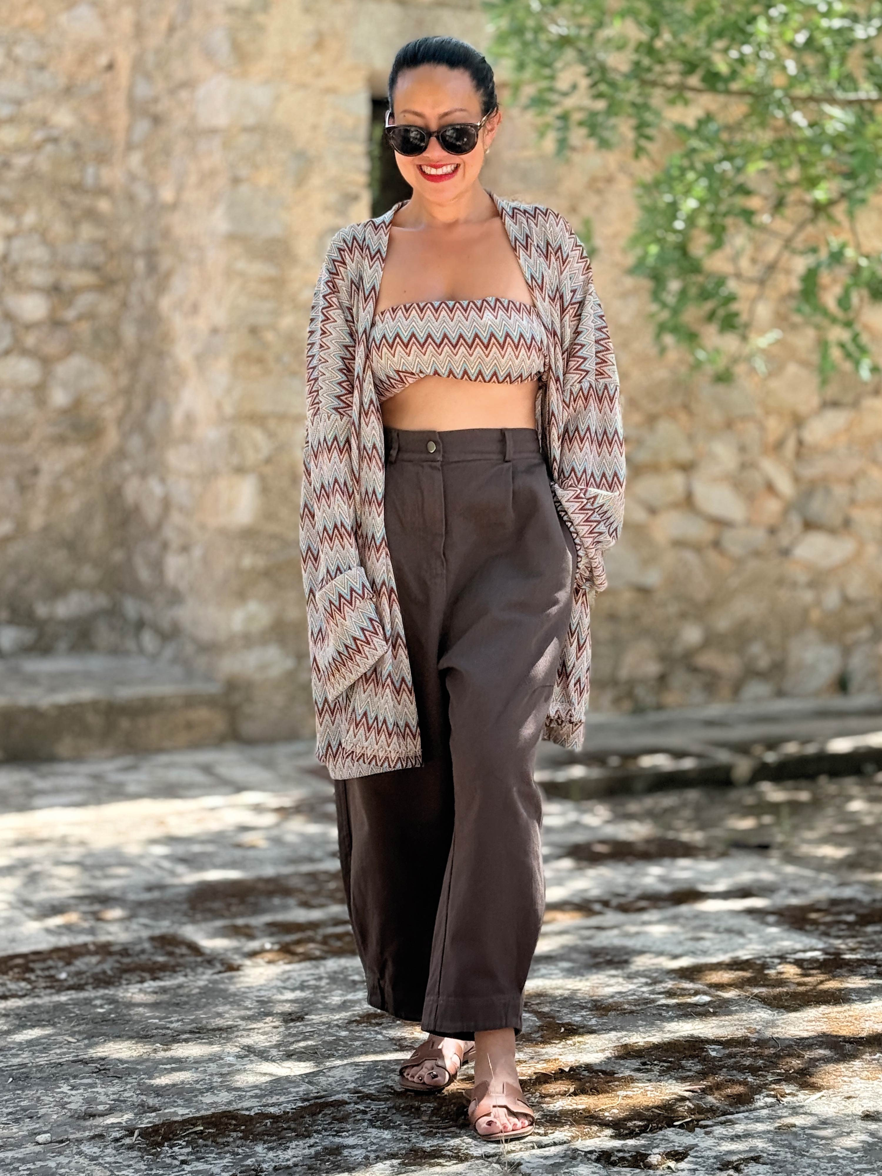 Bandeau Top - IBIZA BREEZE - Burgundi
