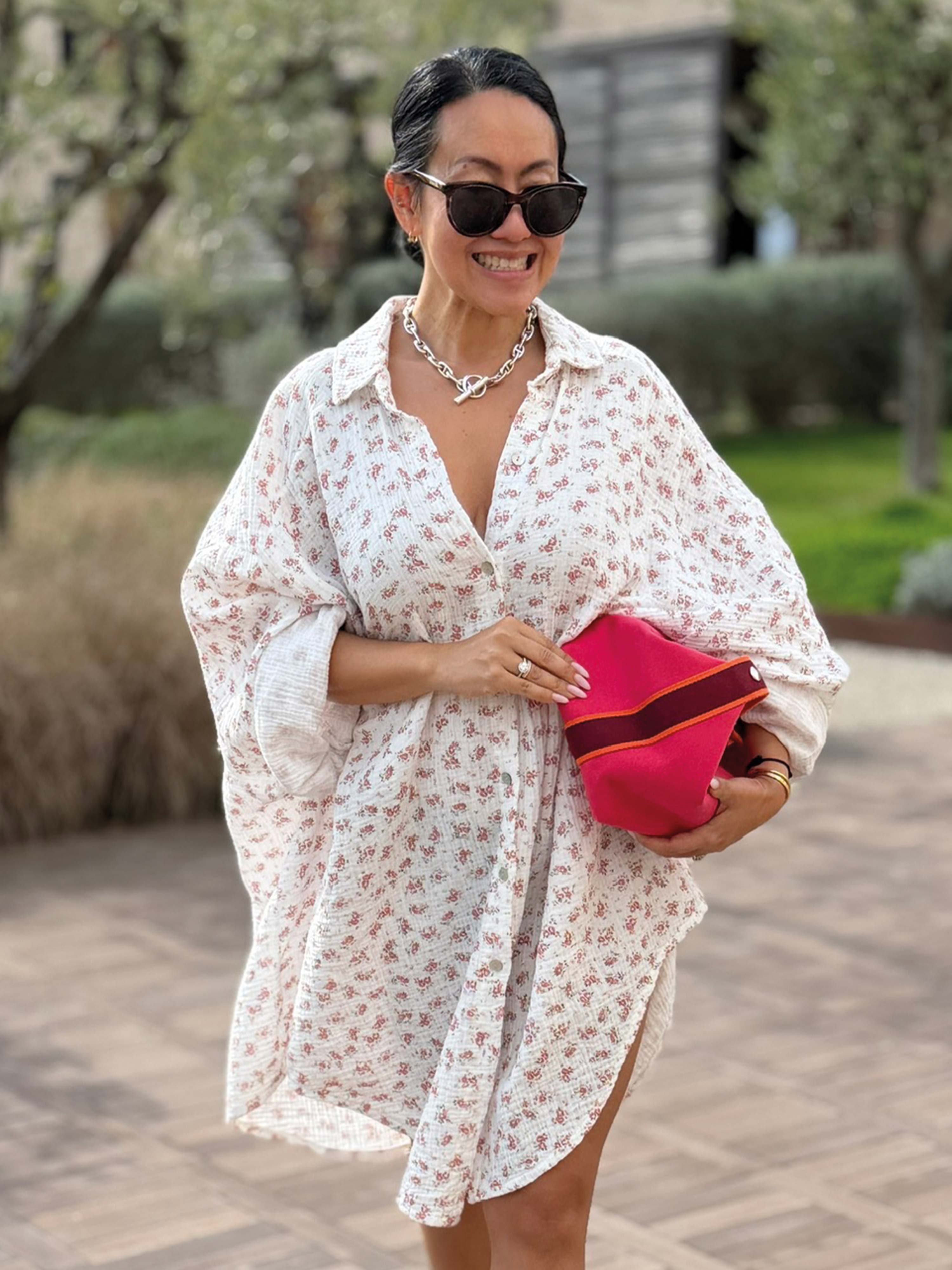 Musselin Long Oversize Bluse - Must Have - Bloomy