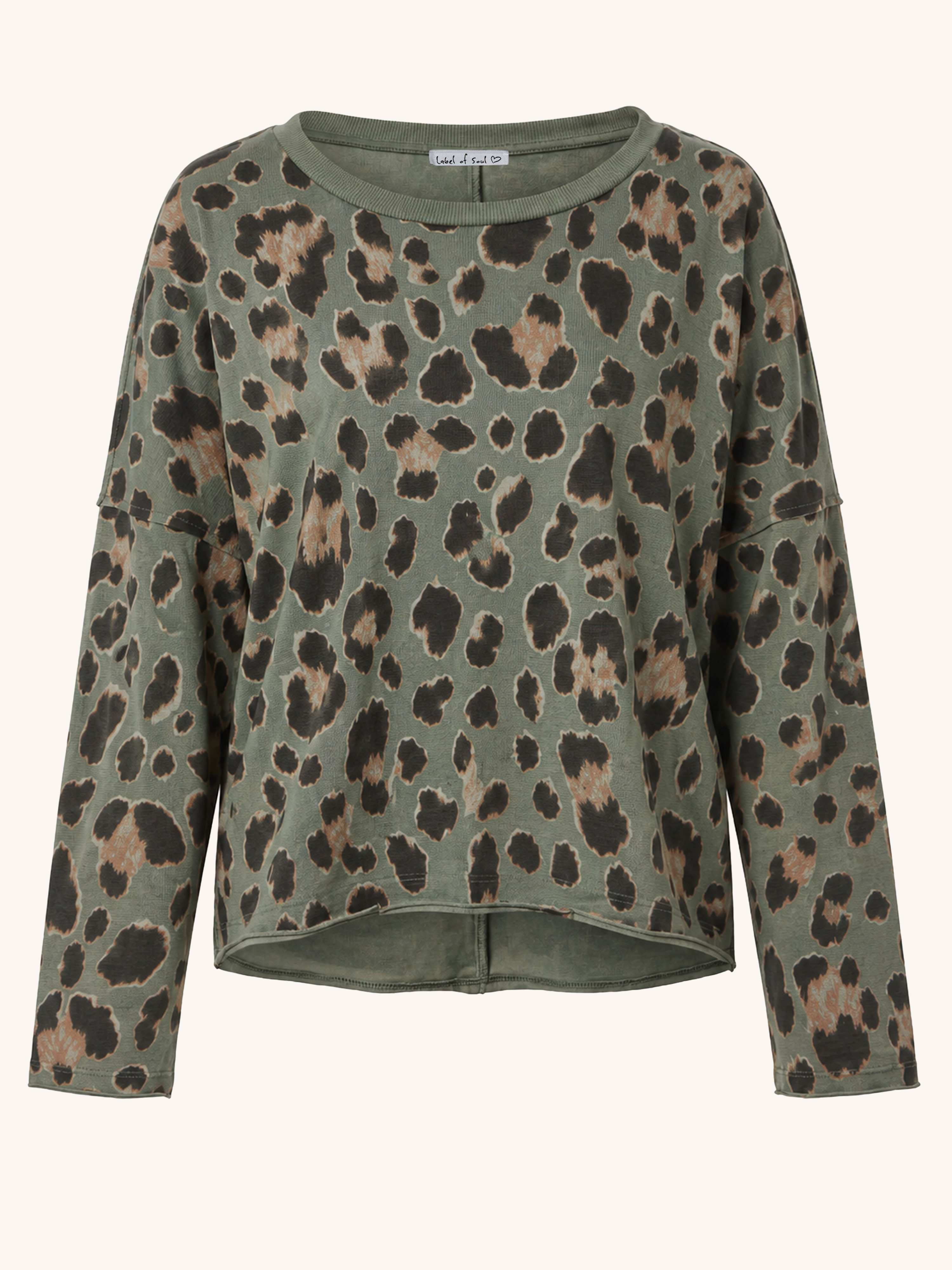 Basic Oversize Loungewear Shirt - LEO Matcha