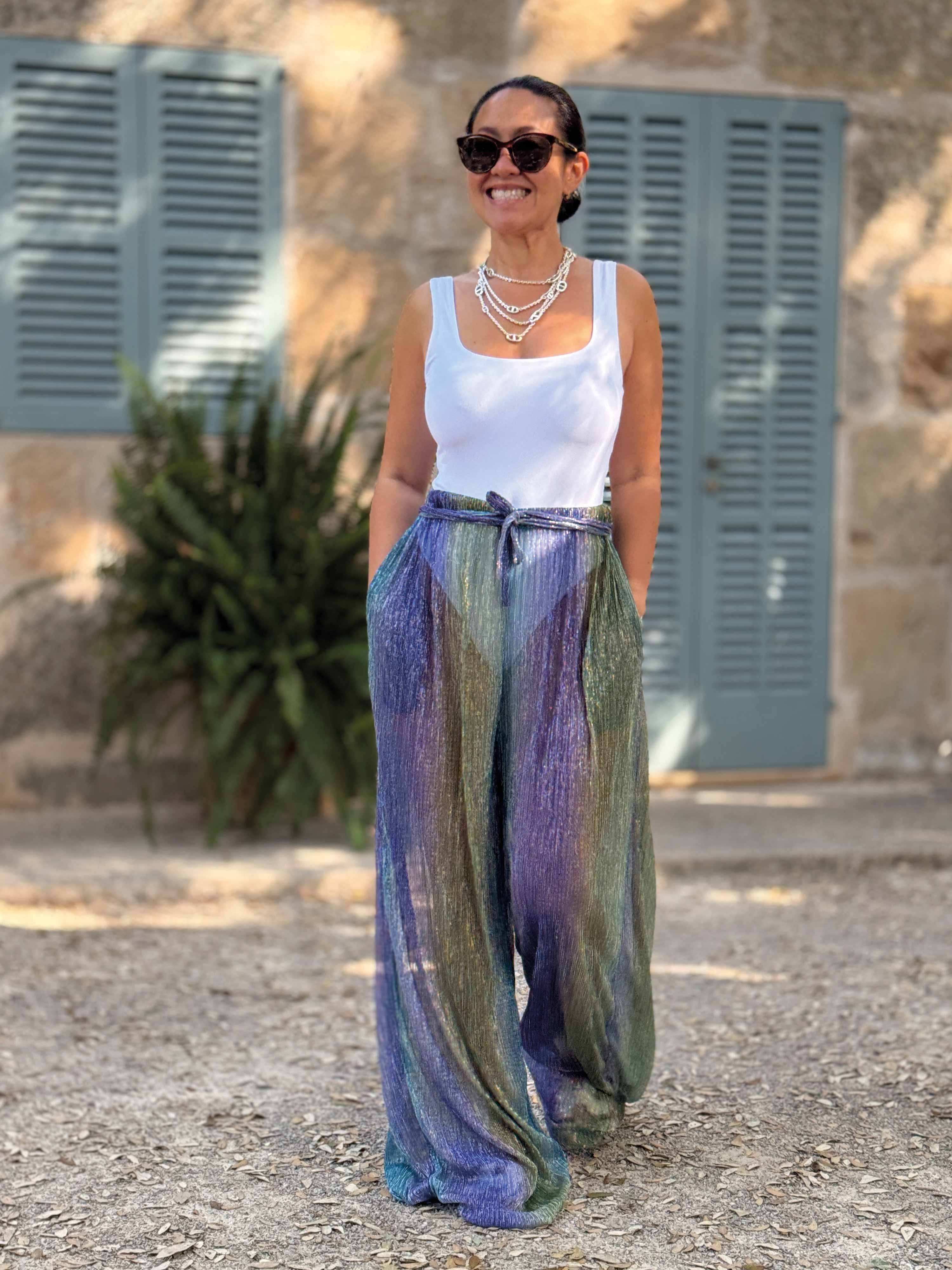 Palazzo Oversize Hose - LOTUS - Blue Moon